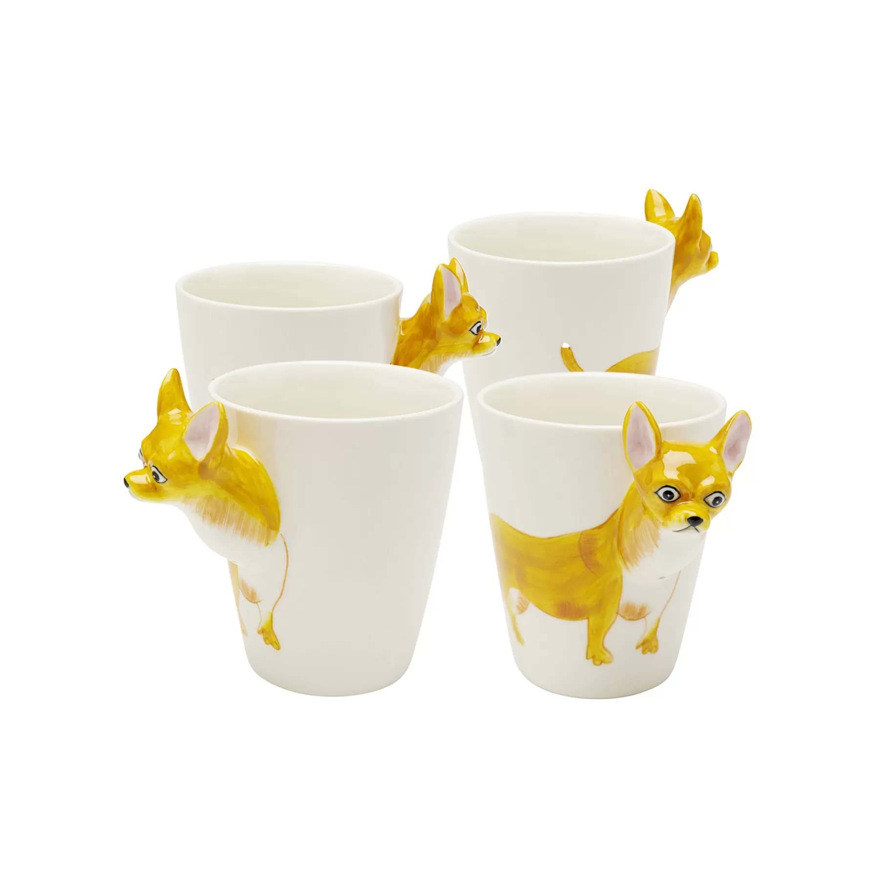 Online Mugs Chihuahua Set De 4 Vaisselle