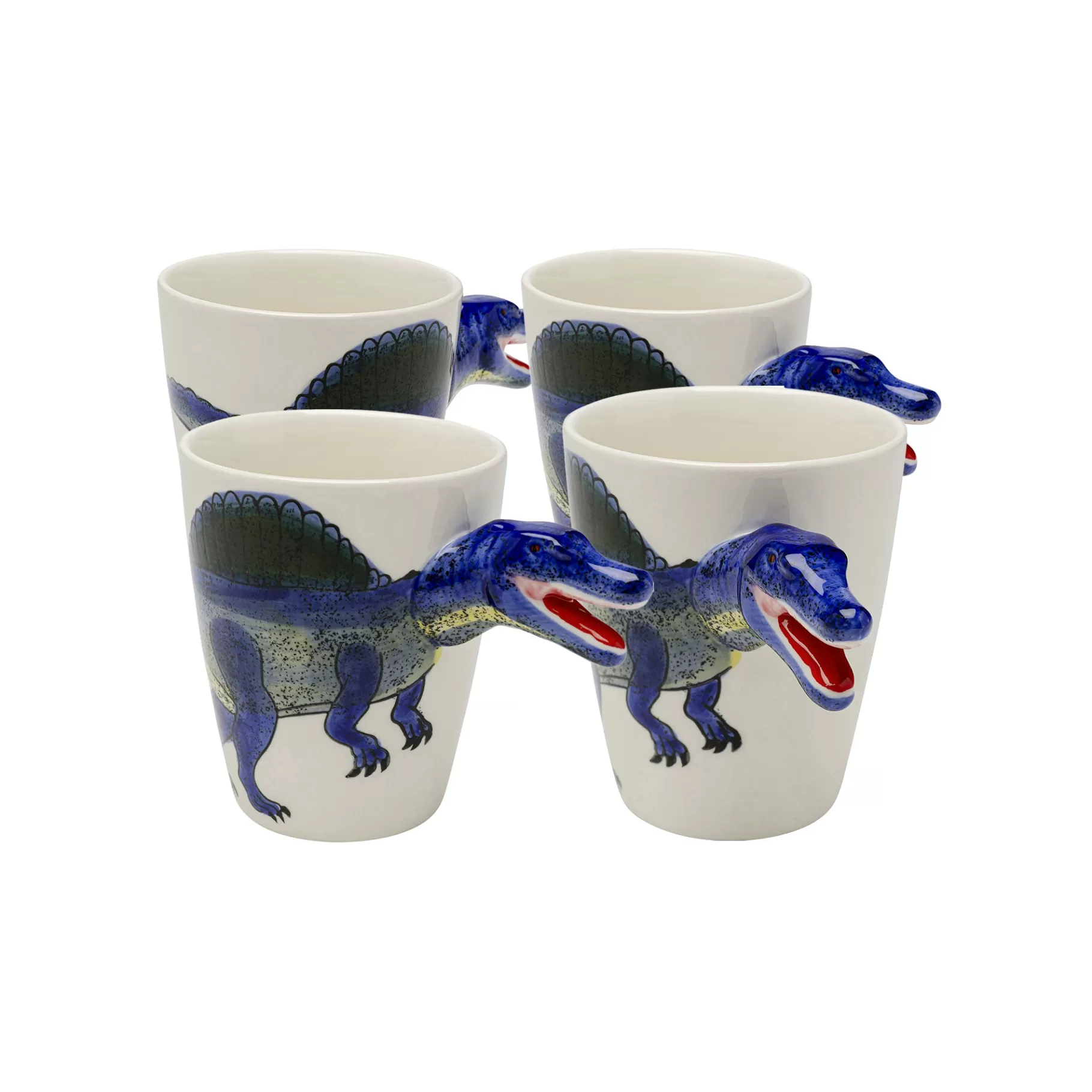 Online Mugs Dinosaure Bleu Set De 4 Vaisselle