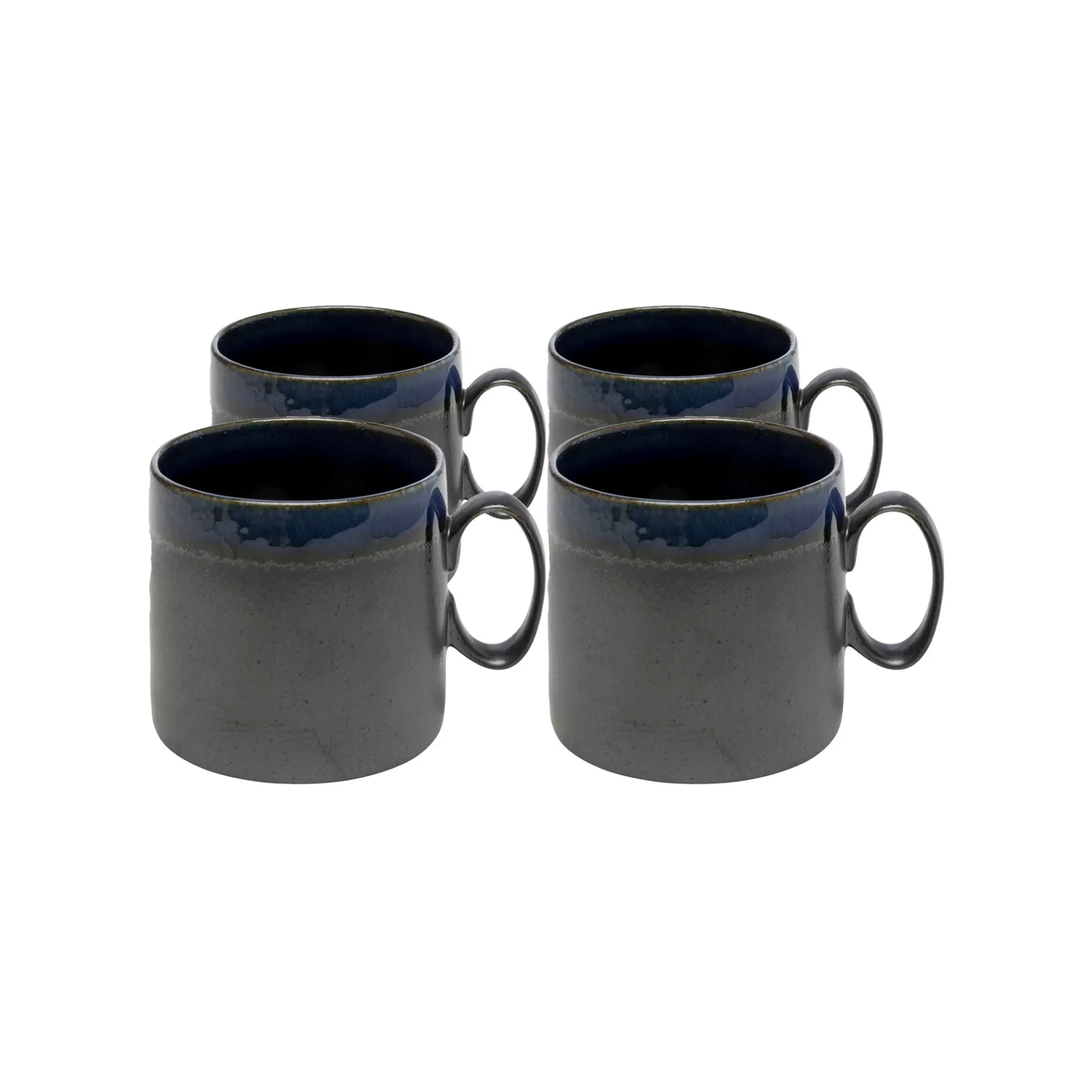 Discount Mugs Kassandra Noirs Set De 4 Vaisselle