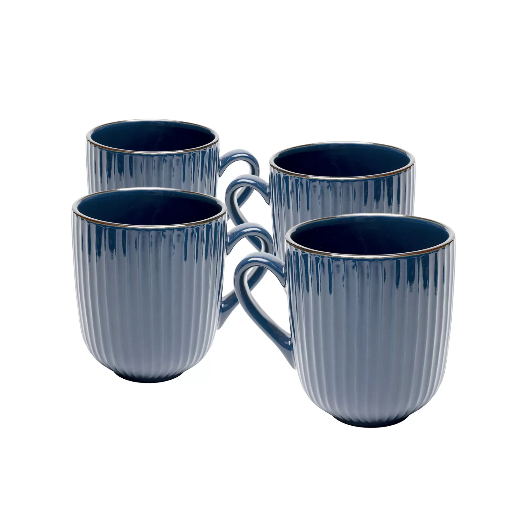 Store Mugs Muse Bleus Set De 4 Vaisselle