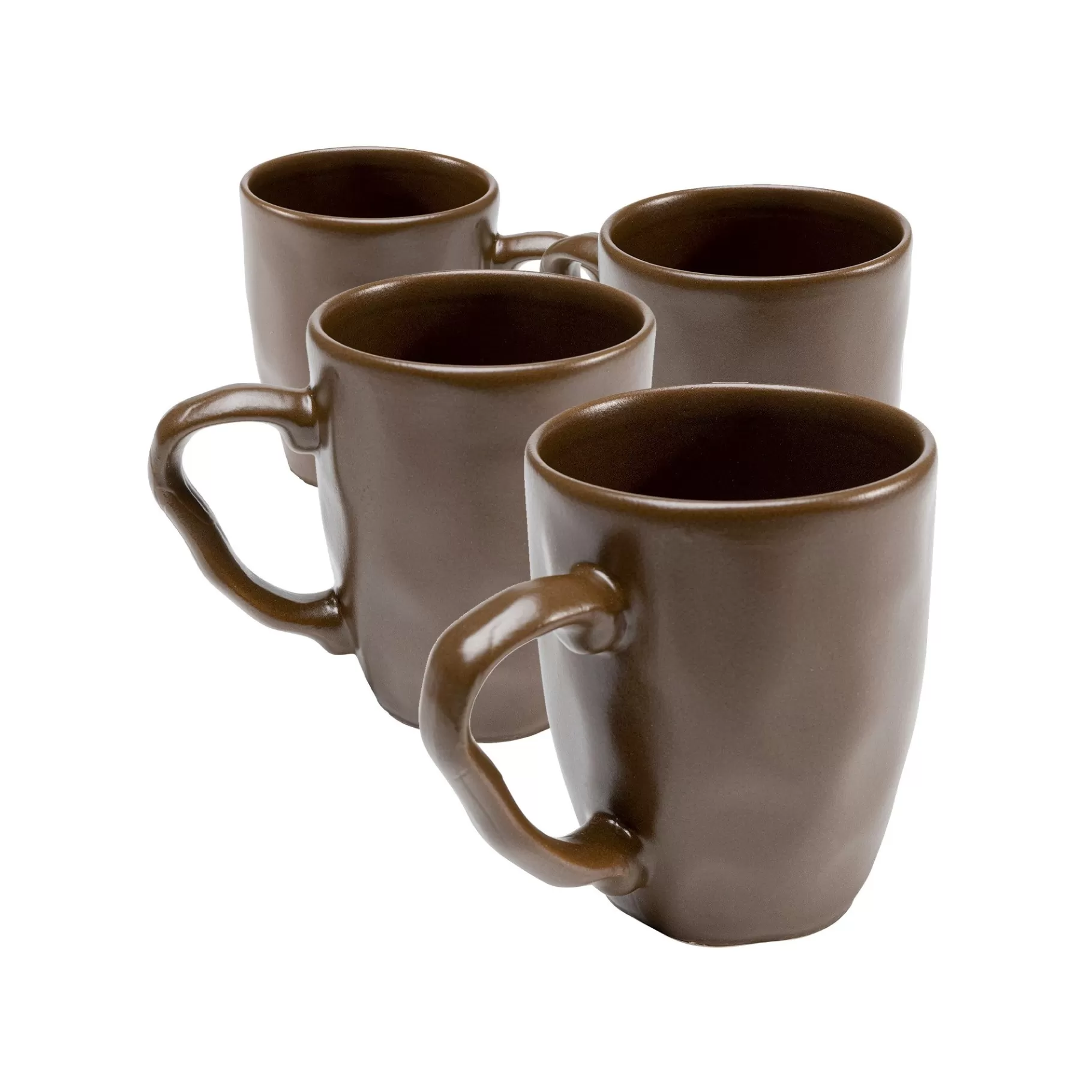 Hot Mugs Savannah Marron Set De 4 Vaisselle