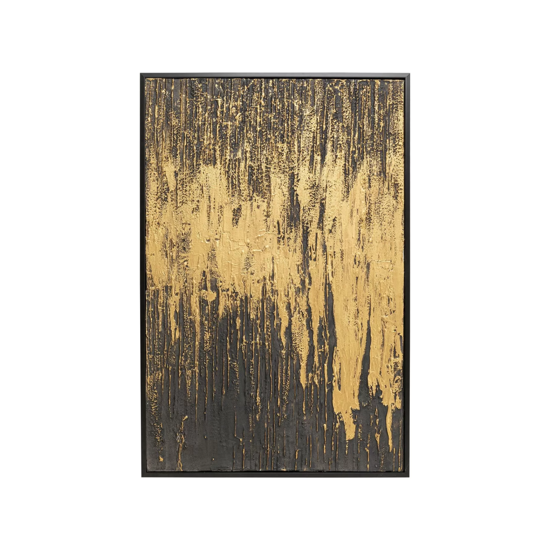 Cheap Peinture Frame Abstract Noire 80x120cm Tableau