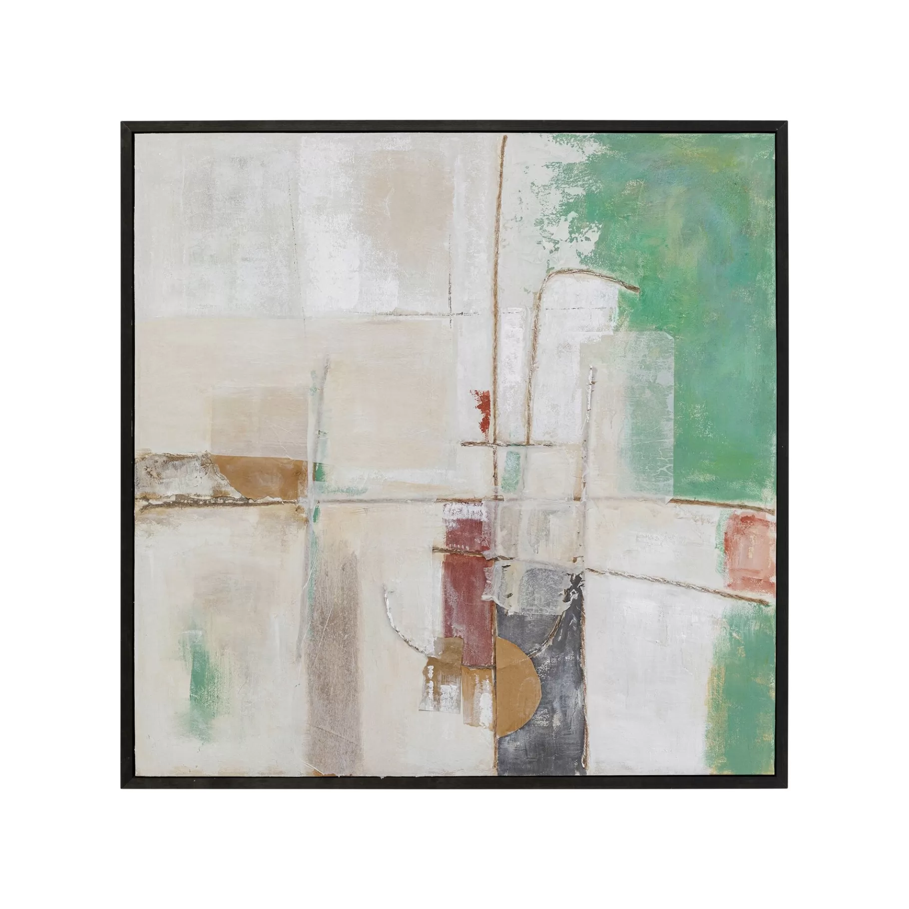 Online Peinture Frame Dust Verte 120x120cm Tableau