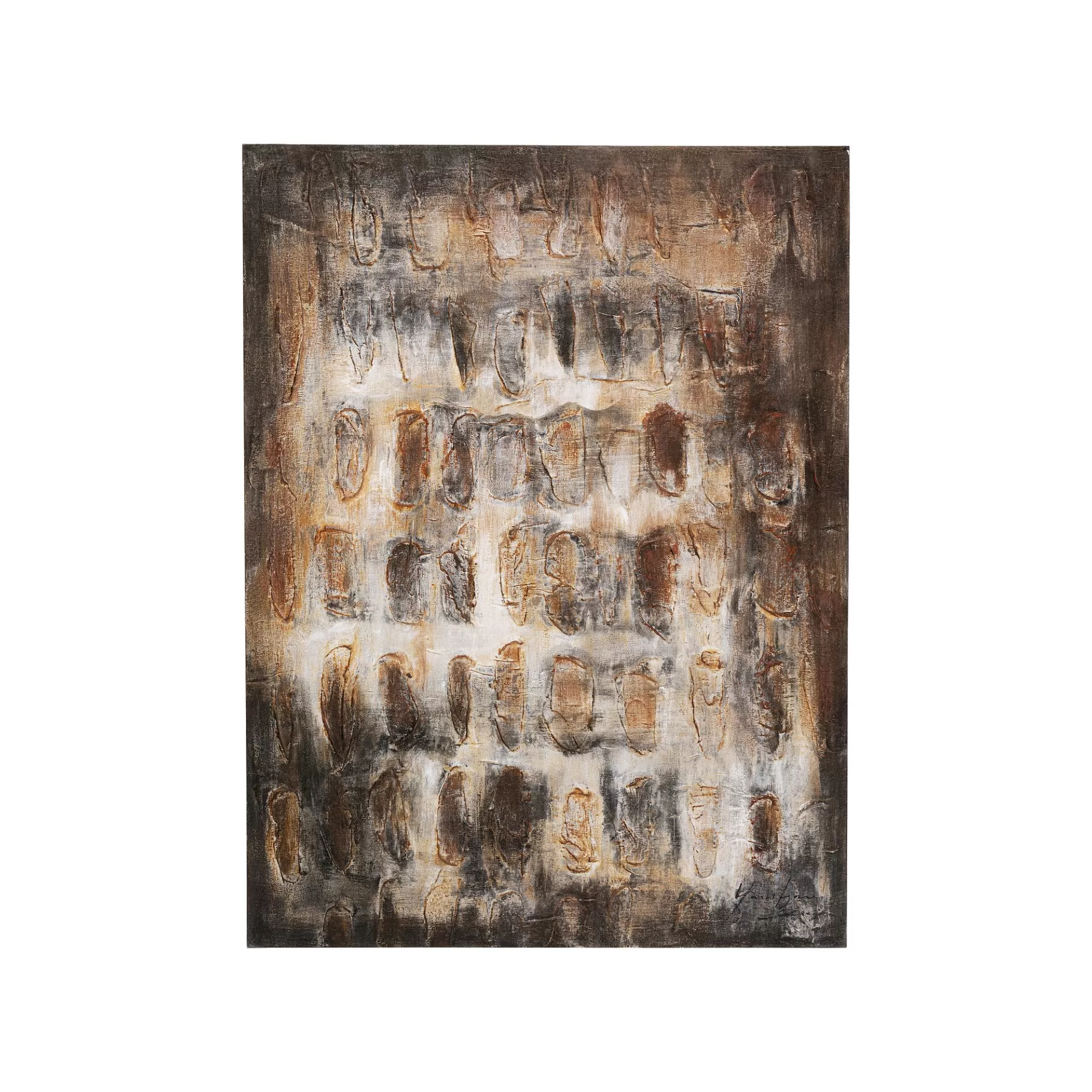 Sale Peinture Shadows 90x120cm Marron Tableau