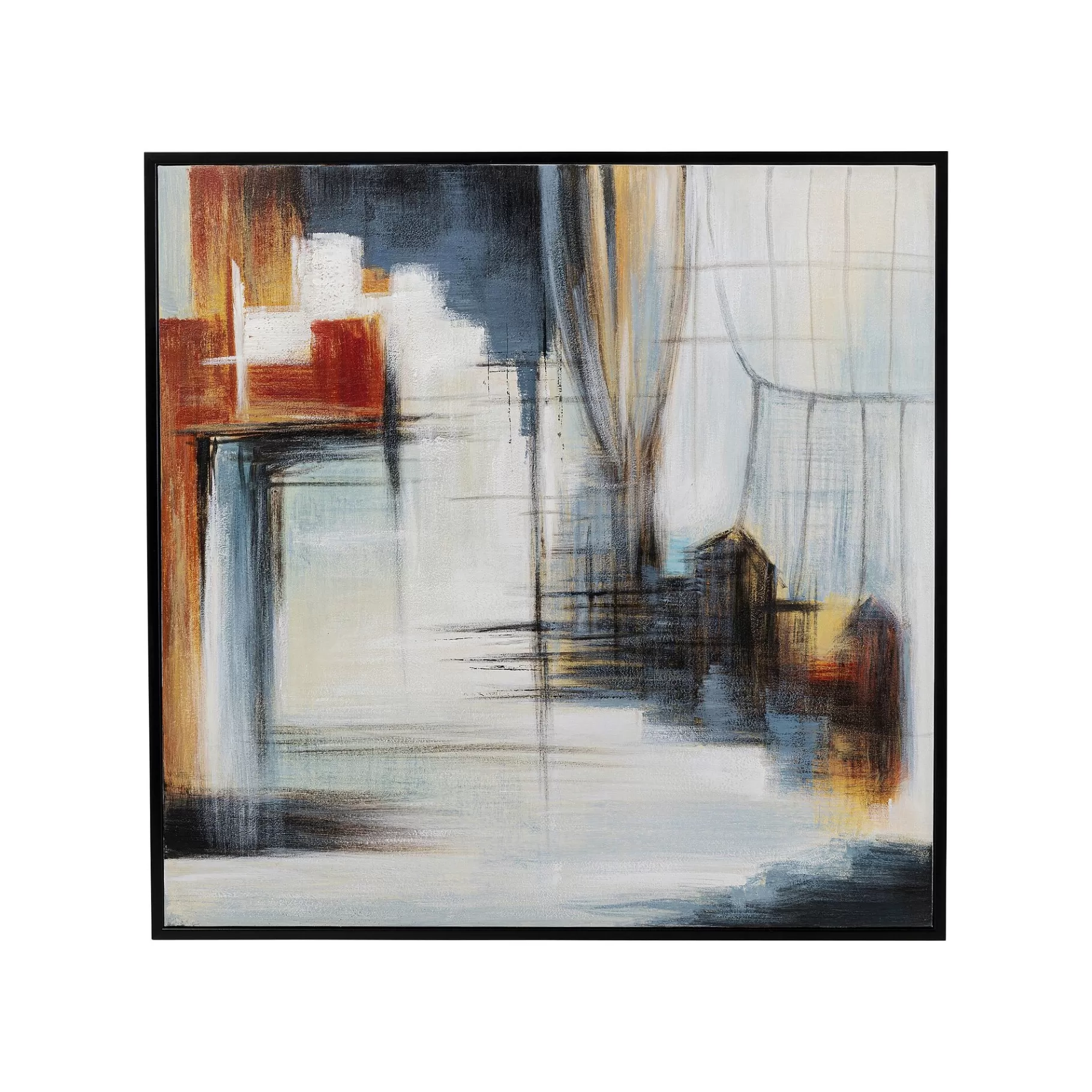 Clearance Peinture Visione Front 100x100cm Tableau