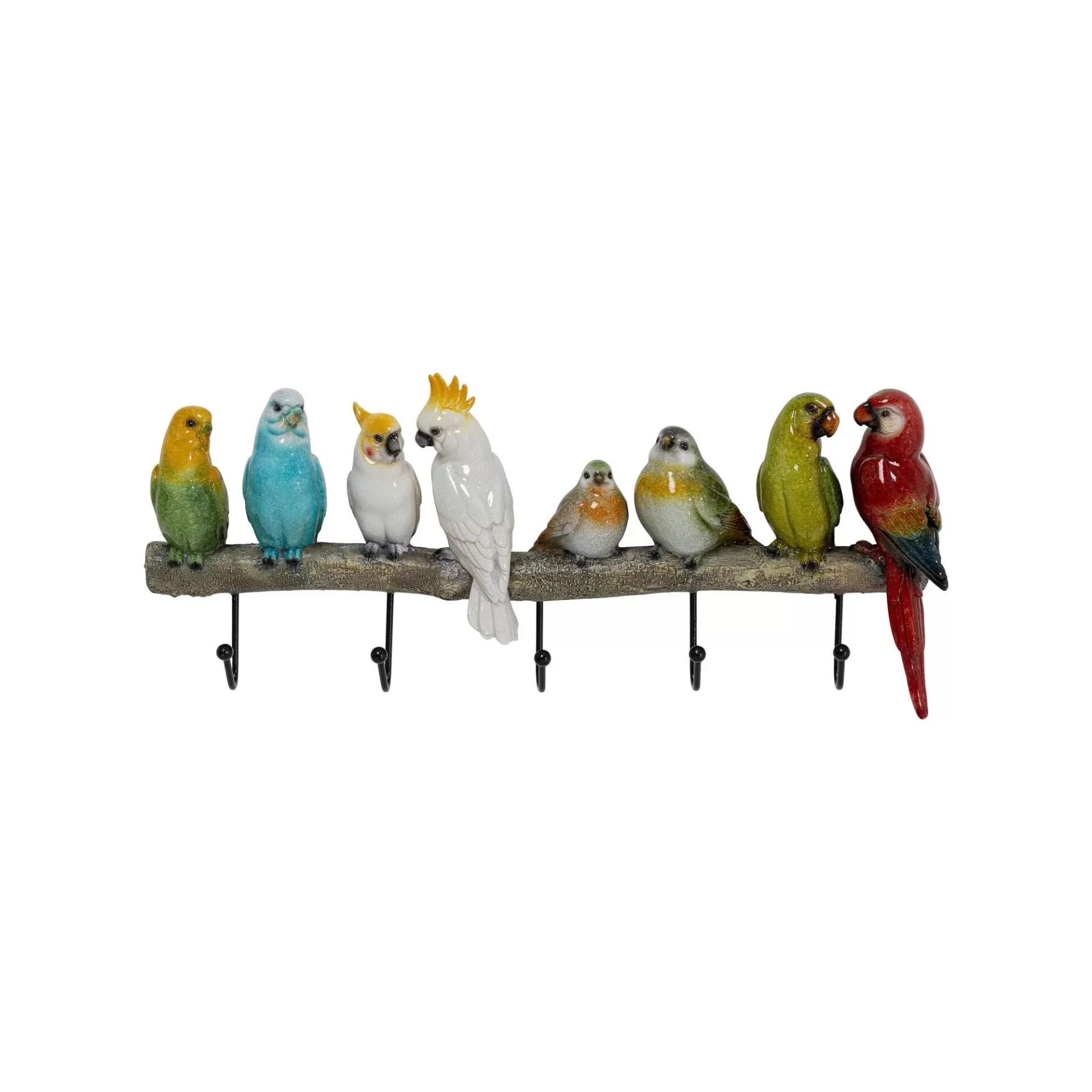 Shop Portemanteau Mural Oiseaux Exotiques Portemanteau