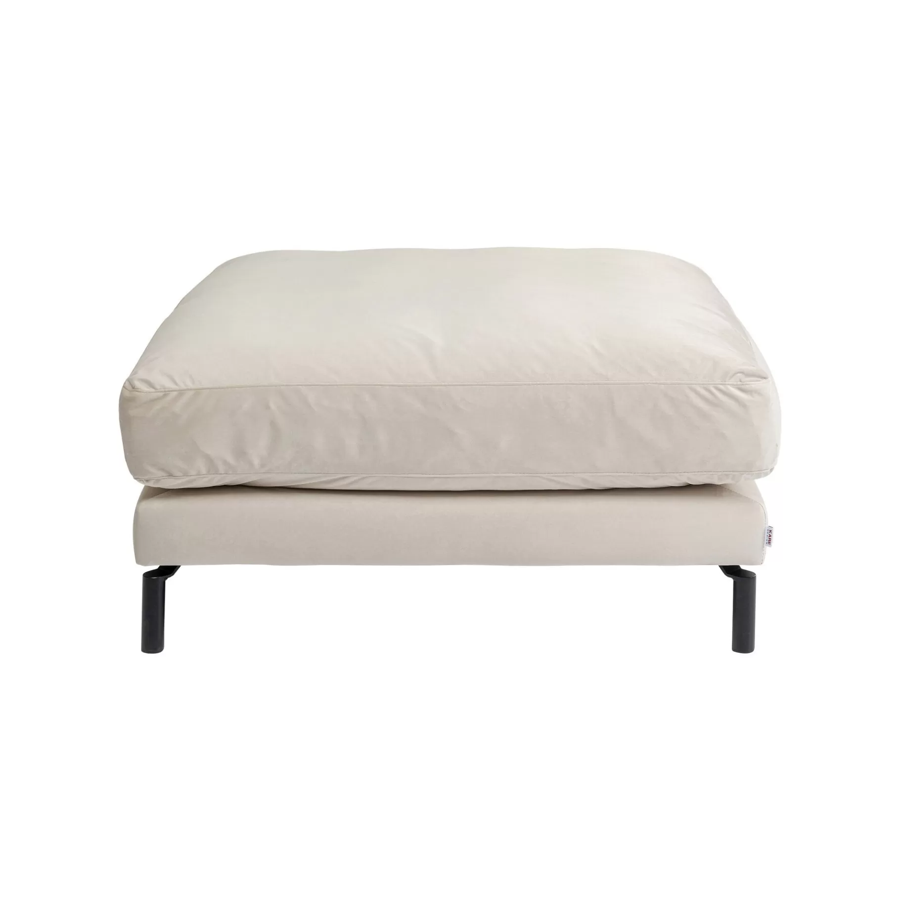 Sale Repose-pieds Discovery Velours Crème Tabouret & Pouf