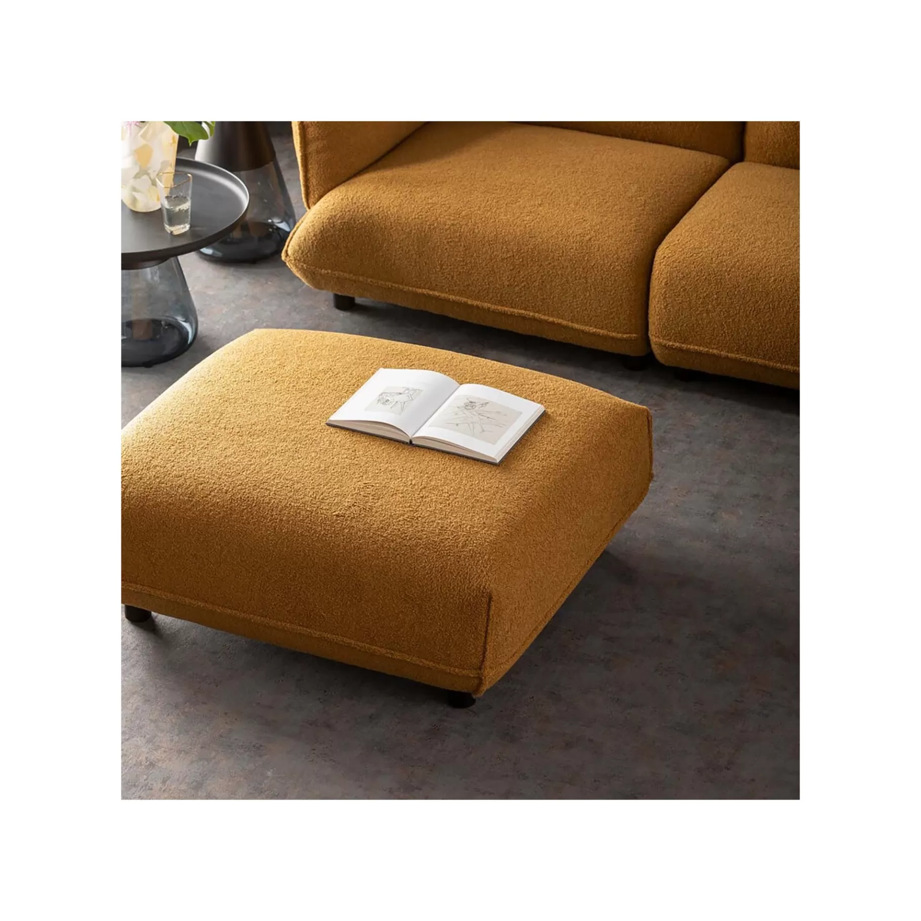 Best Sale Repose-pieds Gigi Marron Tabouret & Pouf