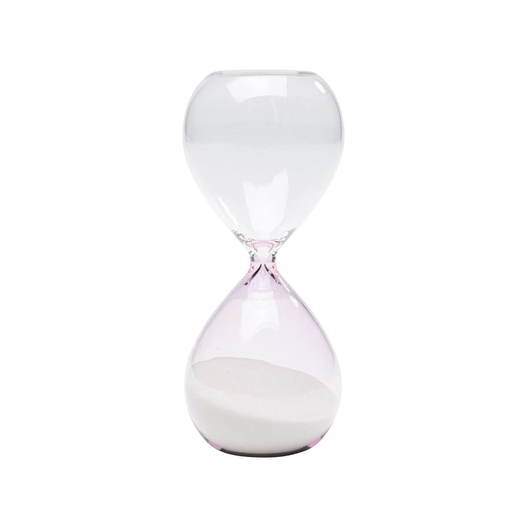 Store Sablier Timer Transparent Et Blanc 17cm Déco