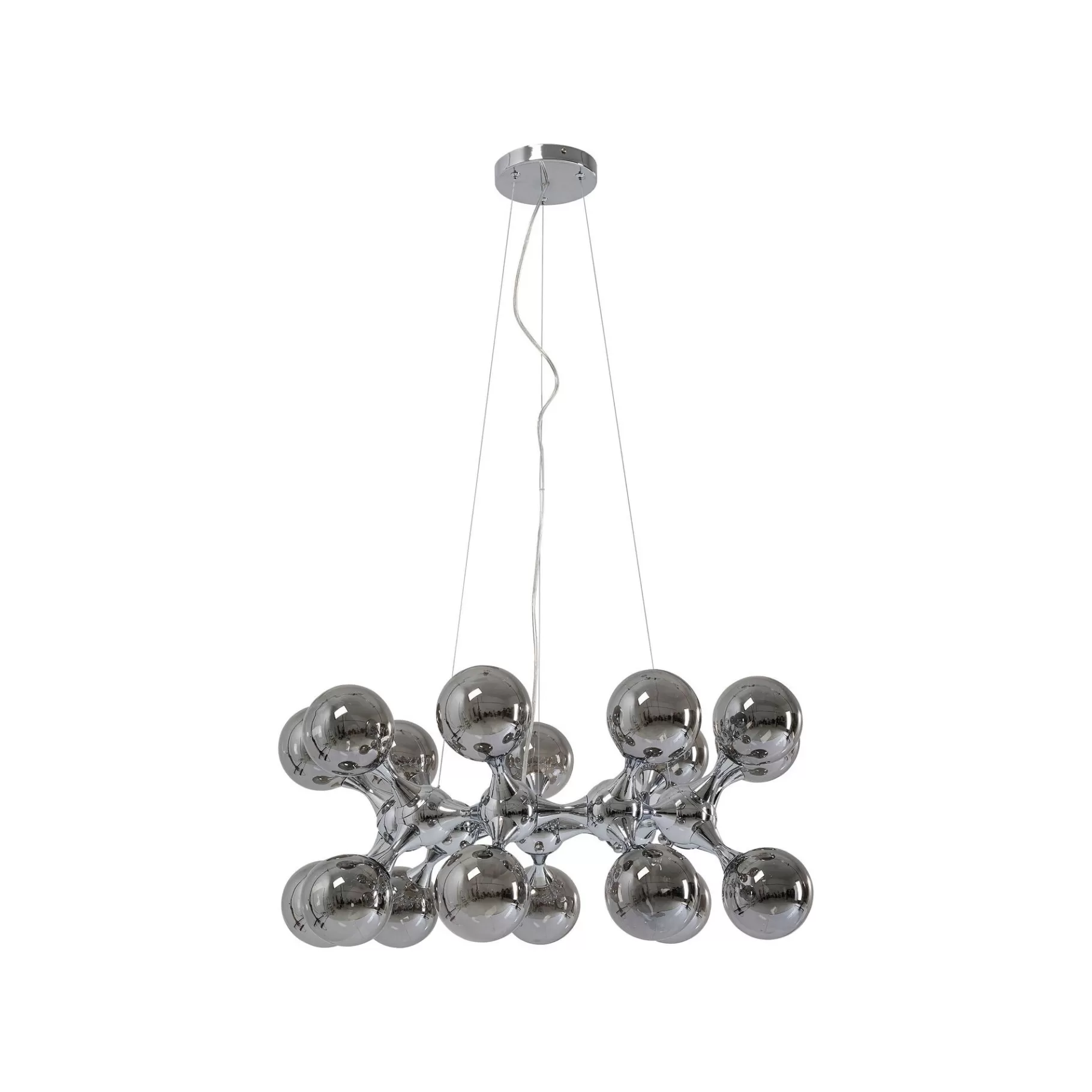 Fashion Suspension Atomic Balls 18 Argentée Lustre & Suspension