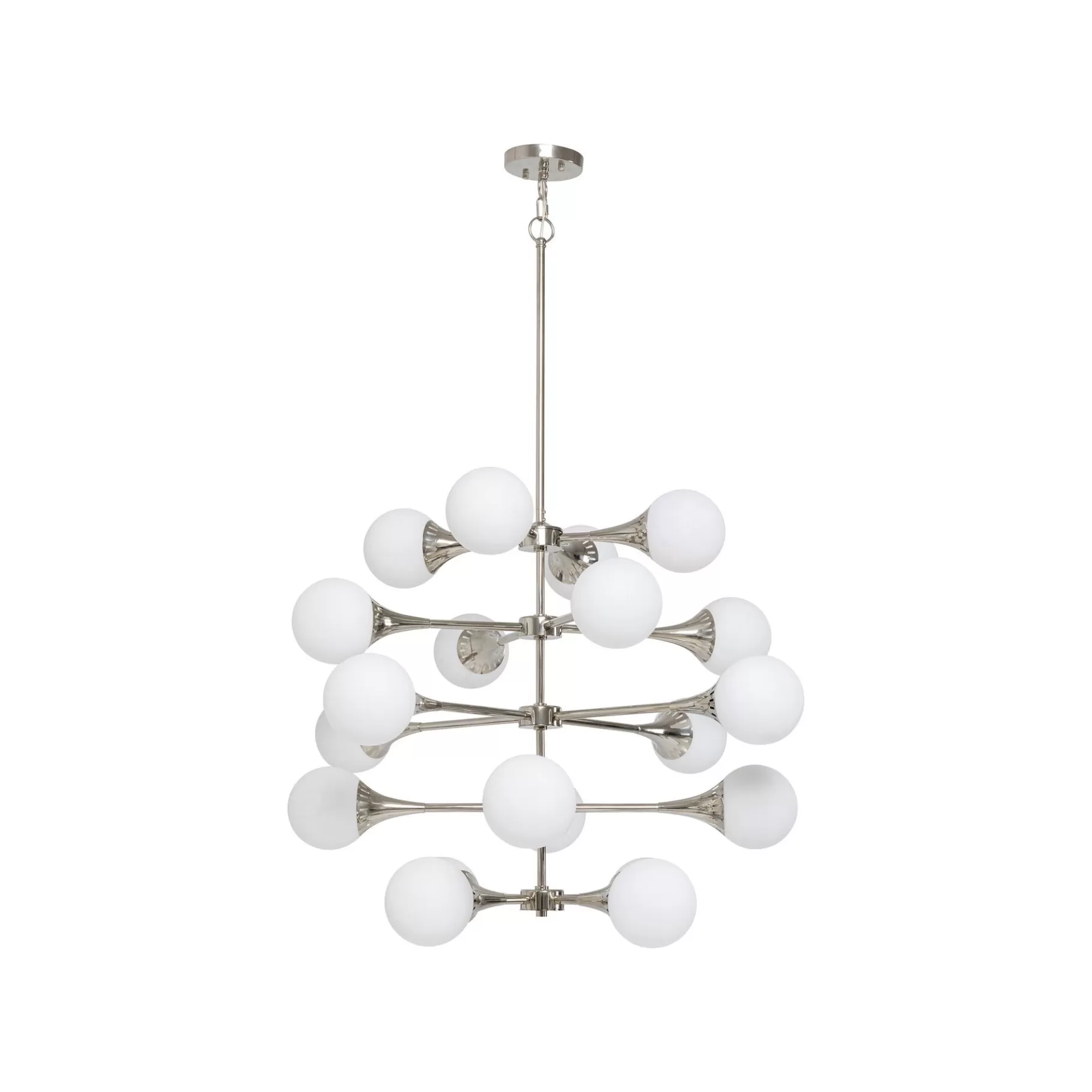 Clearance Suspension Bulb Fiction 20 Globes Argentée Lustre & Suspension