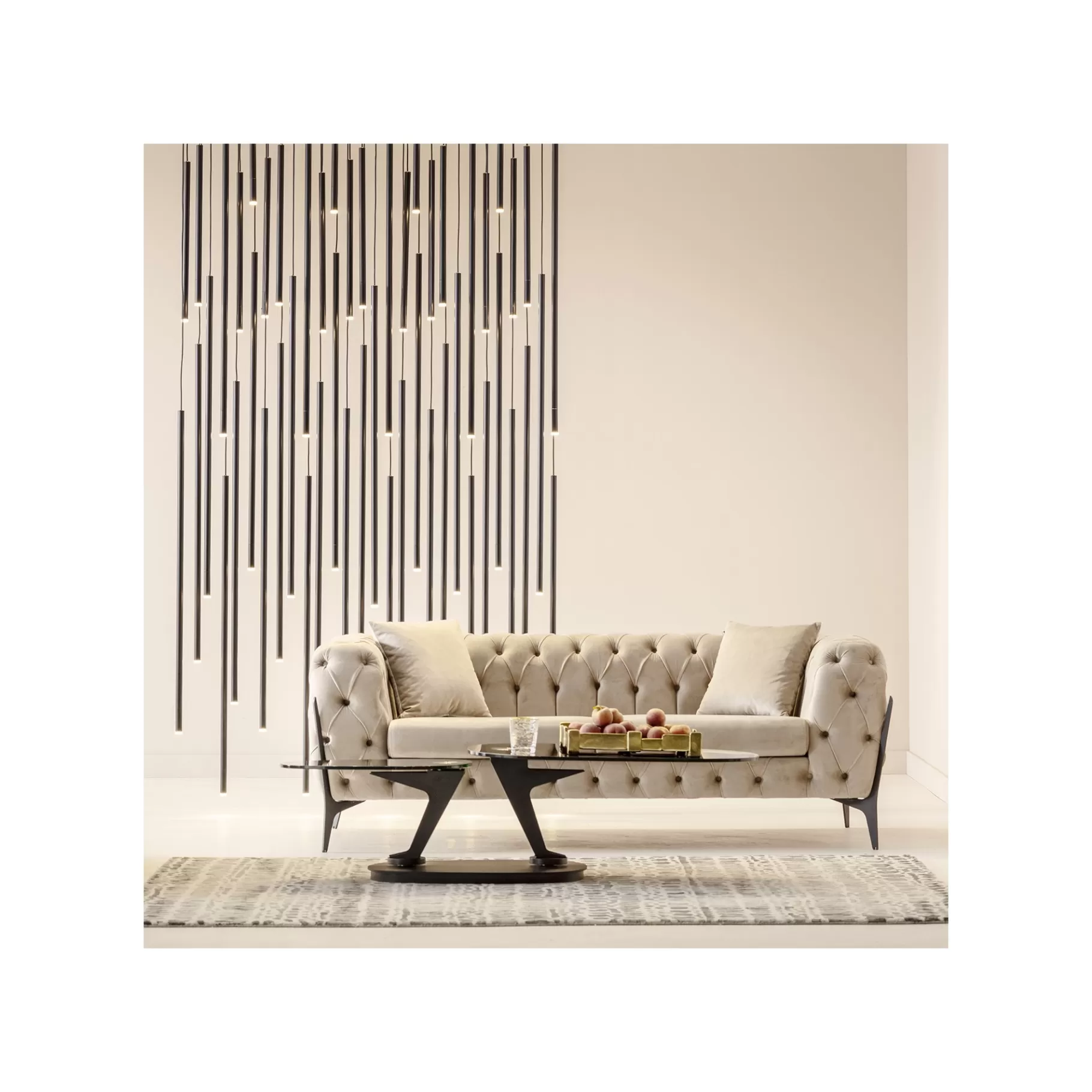 Fashion Suspension Living Vegas Deluxe Noire Lustre & Suspension