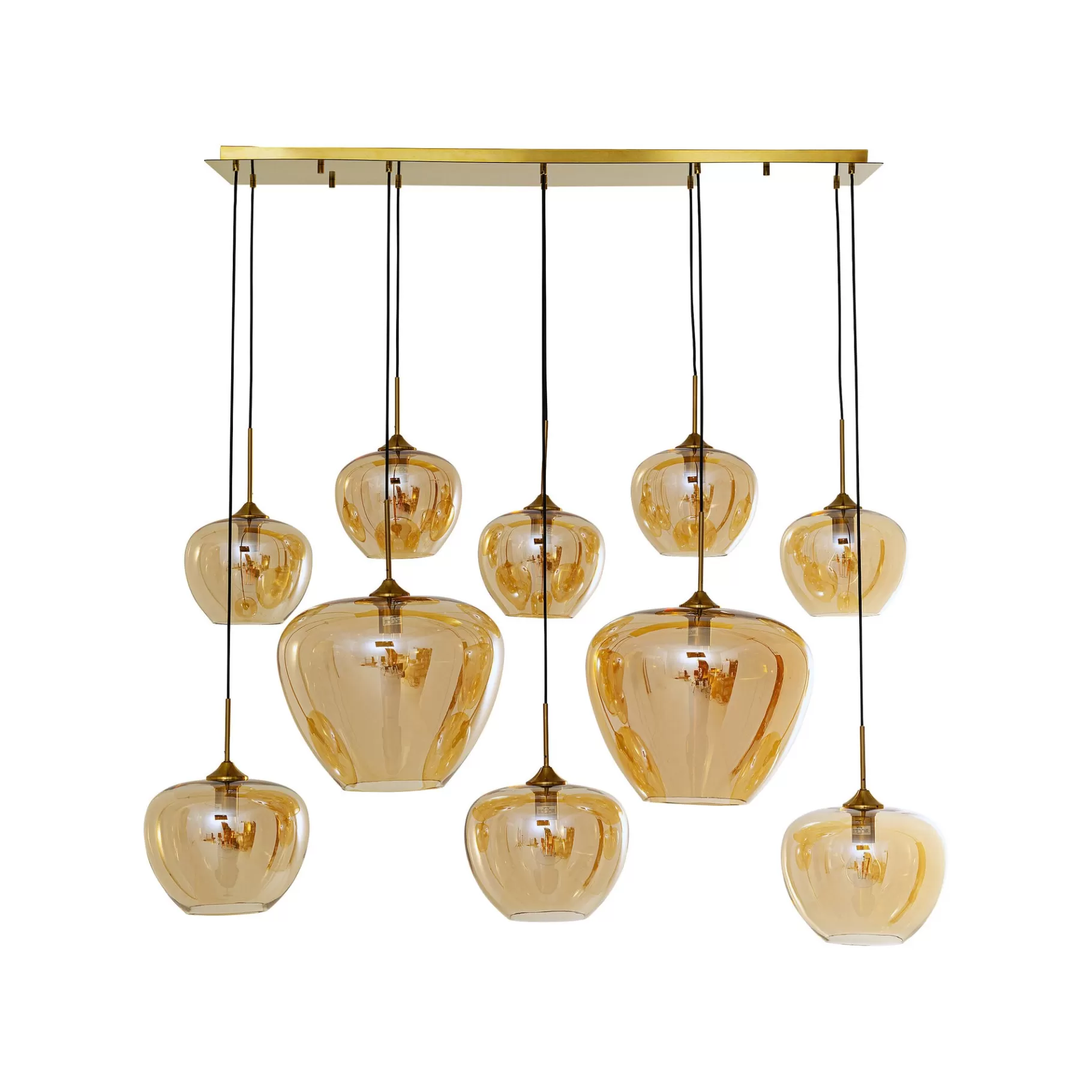 Outlet Suspension Sphere Ambrée 160cm Lustre & Suspension