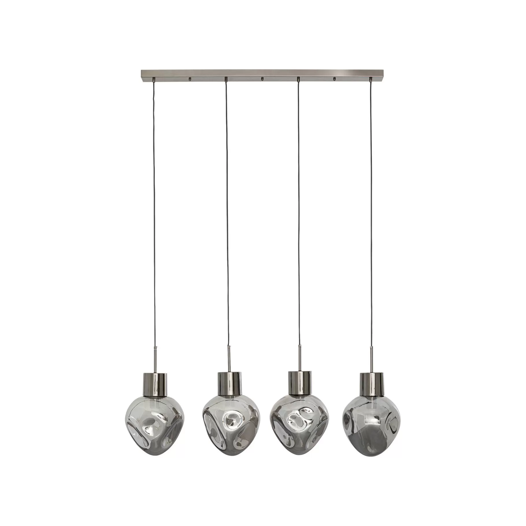 Store Suspension Supernova Argentée 110cm Lustre & Suspension