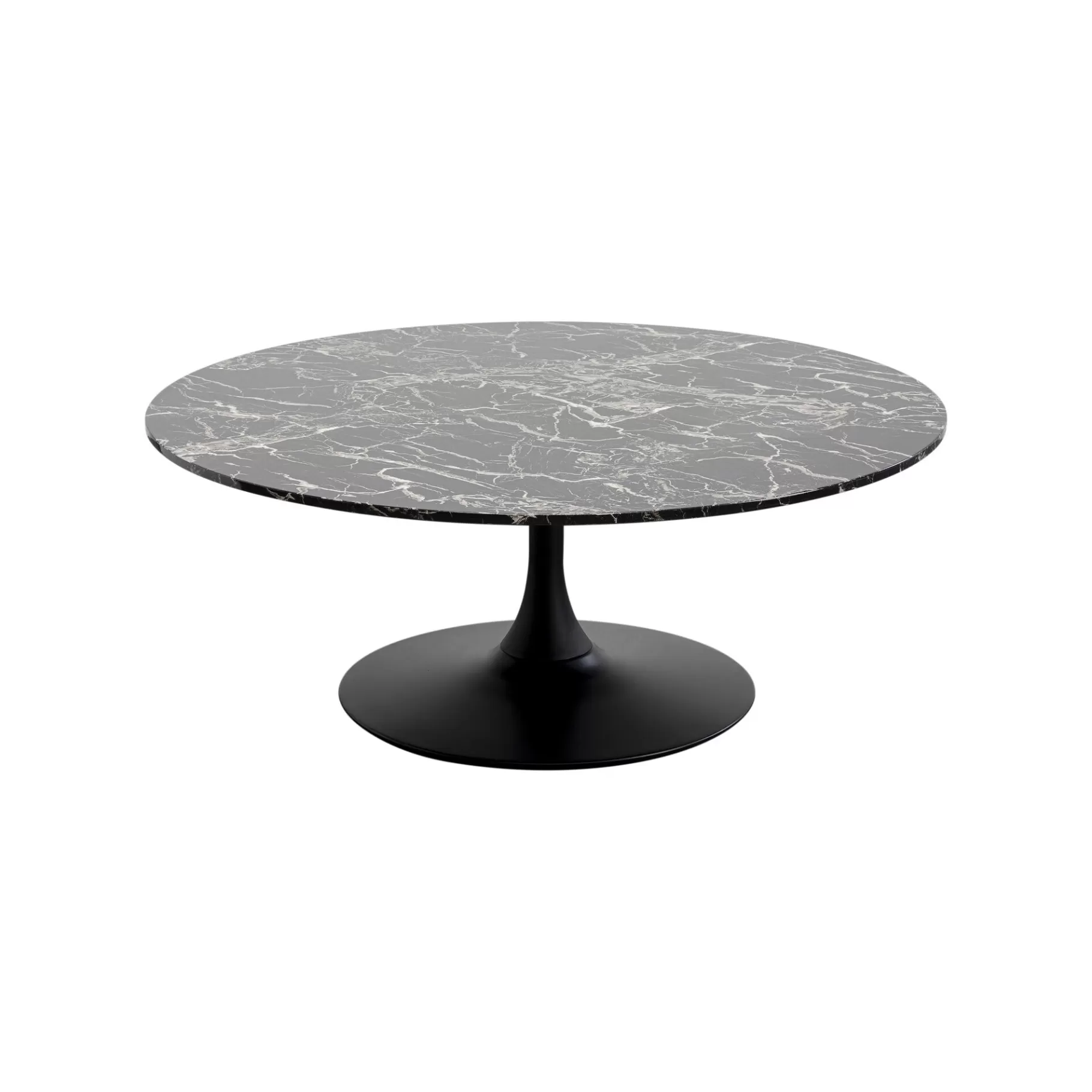 Cheap Table Basse Schickeria Effet Marbre Noir 110cm Table Basse