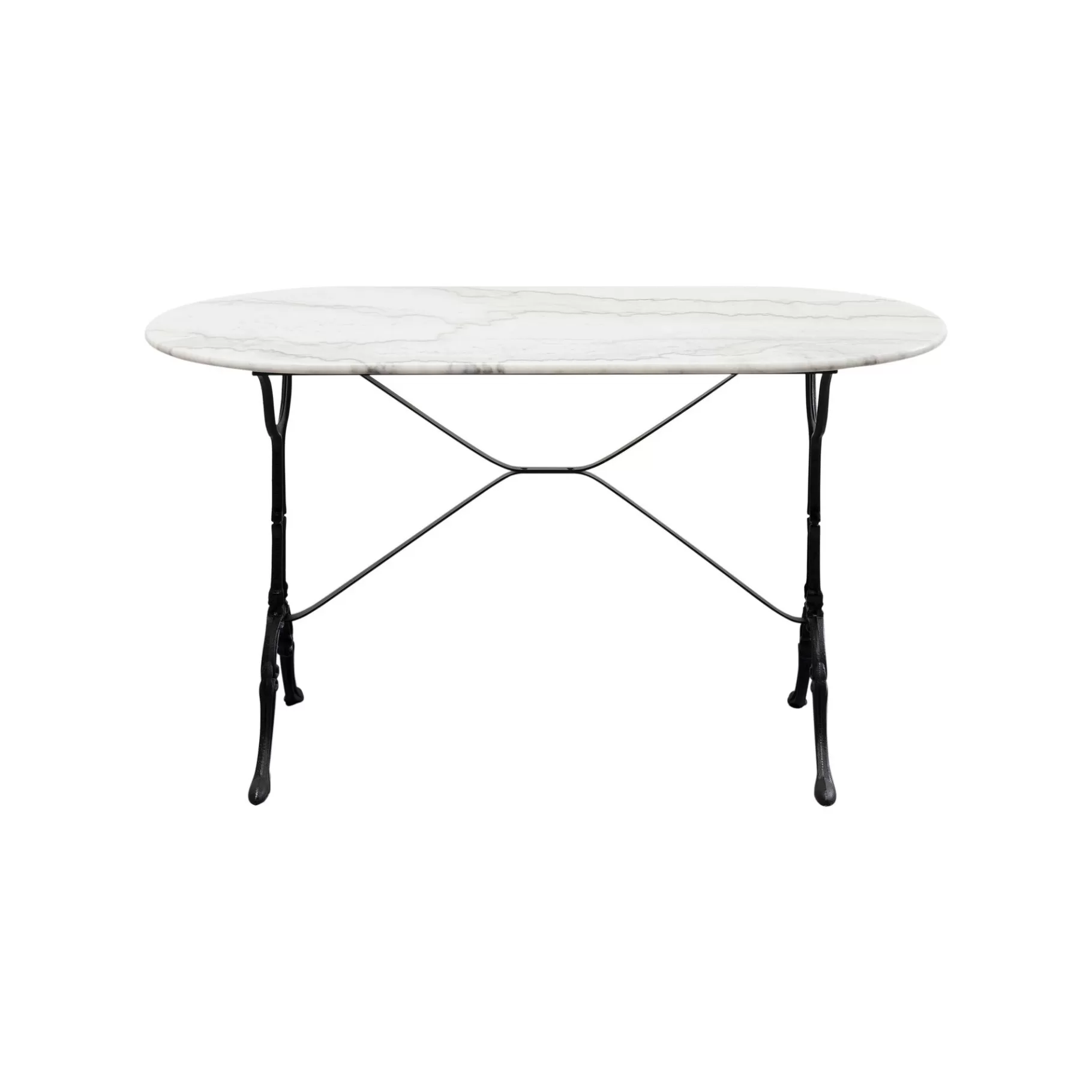 Cheap Table Bistrot 120x60cm Marbre Blanc Table