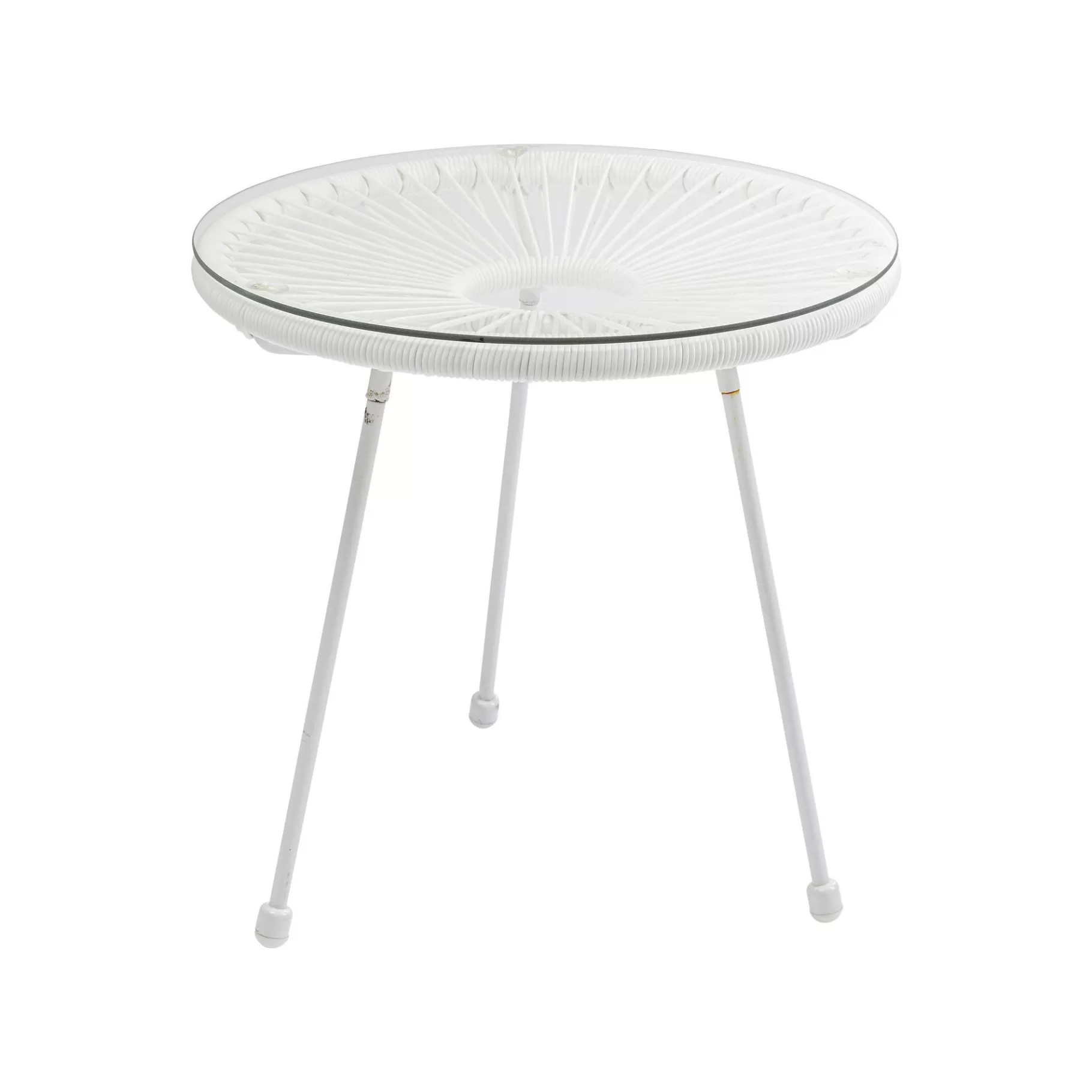 Best Sale Table D'appoint Acapulco 50cm Blanche Table D'Appoint & De Chevet