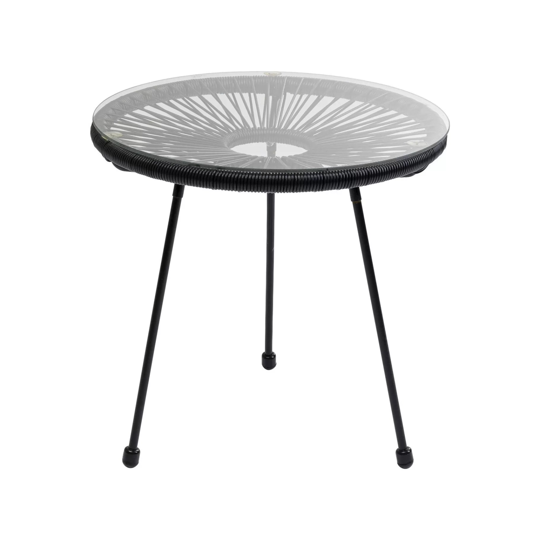 Cheap Table D'appoint Acapulco 50cm Noire Table D'Appoint & De Chevet