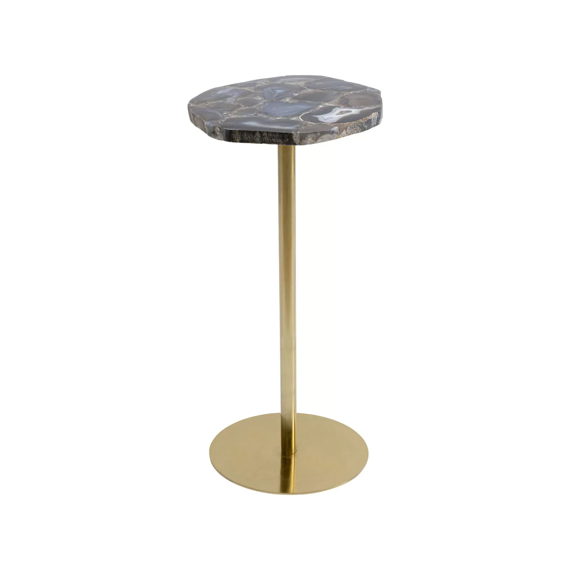 Best Sale Table D'appoint Agate Bleue 25cm Table D'Appoint & De Chevet