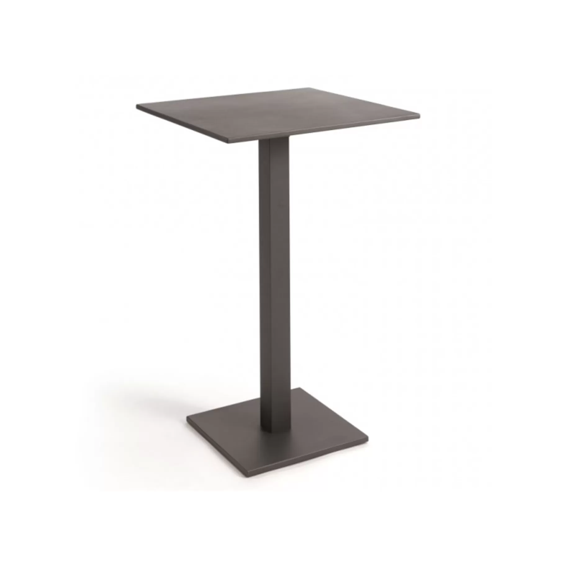 New Table De Bar Pliante Prada 70x70cm Gris Anthracite Gescova Bar & Tabouret De Bar