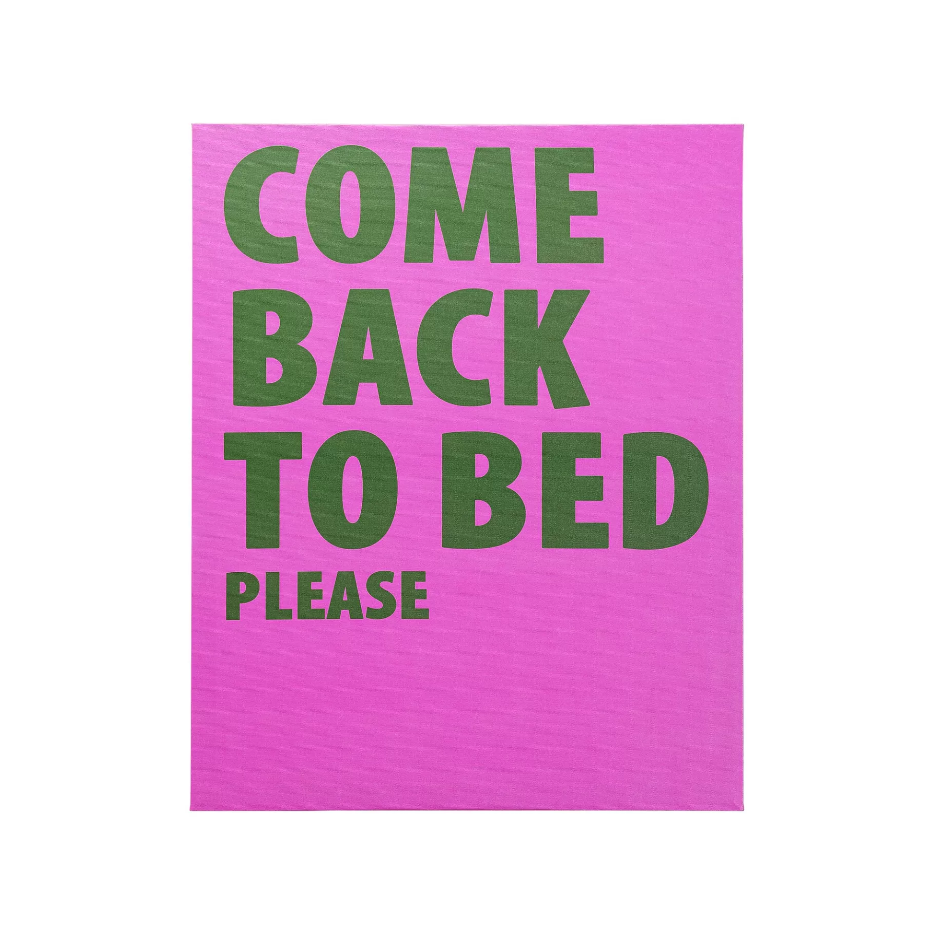 Discount Tableau Come Back To Bed 40x50cm Tableau