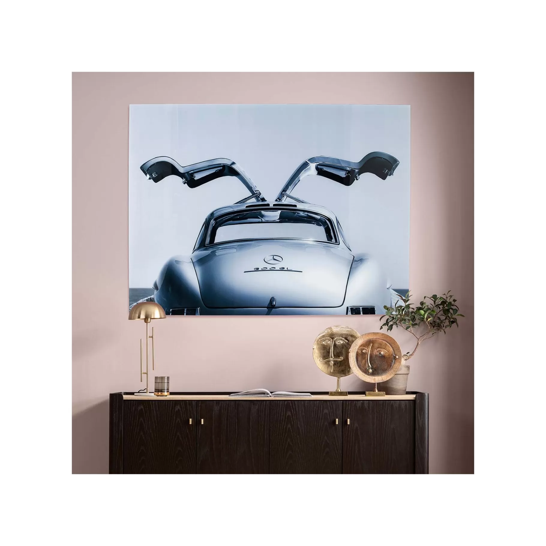 Best Tableau En Verre Voiture De Collection 160x120cm Tableau