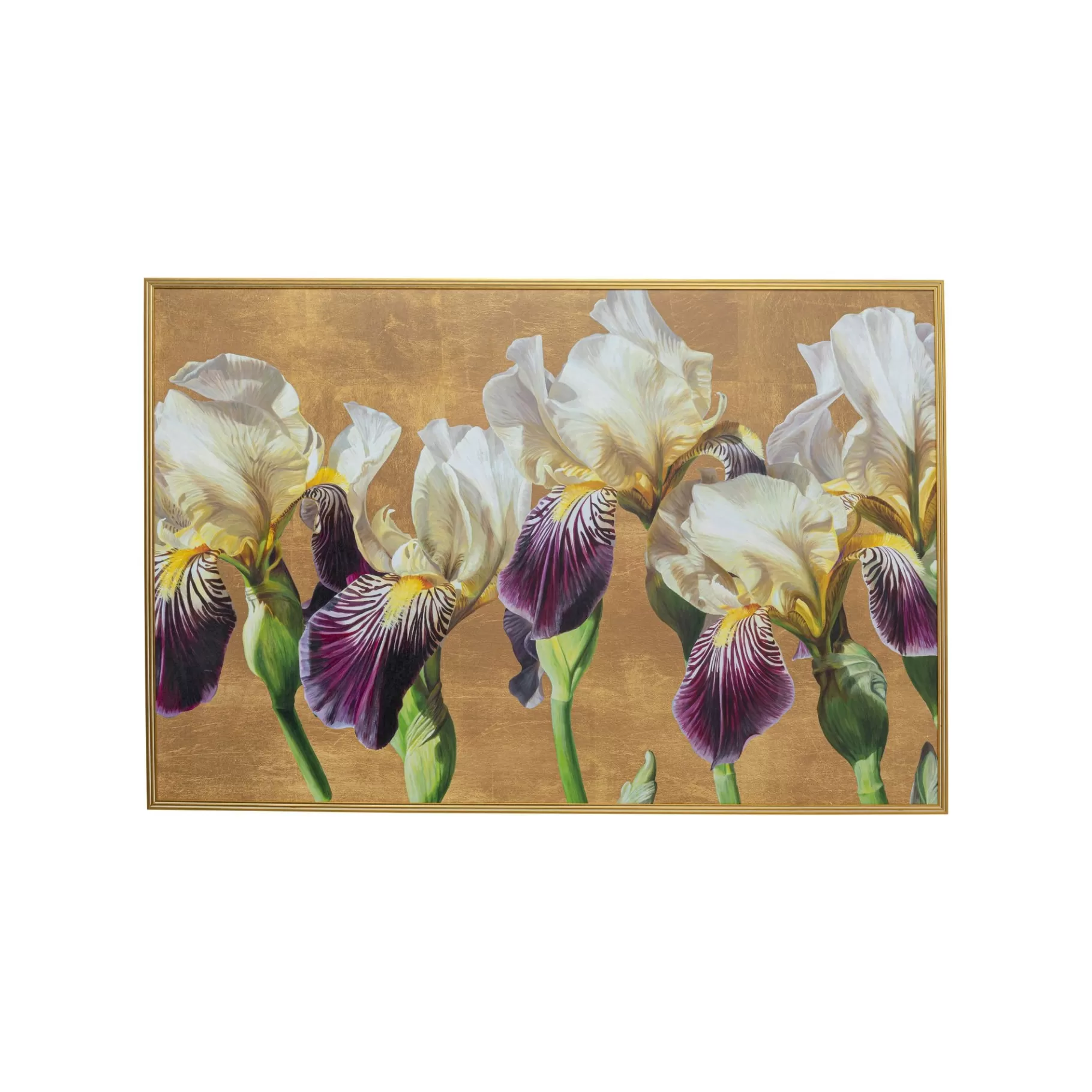 Hot Tableau Fleurs Iris 150x100cm Tableau