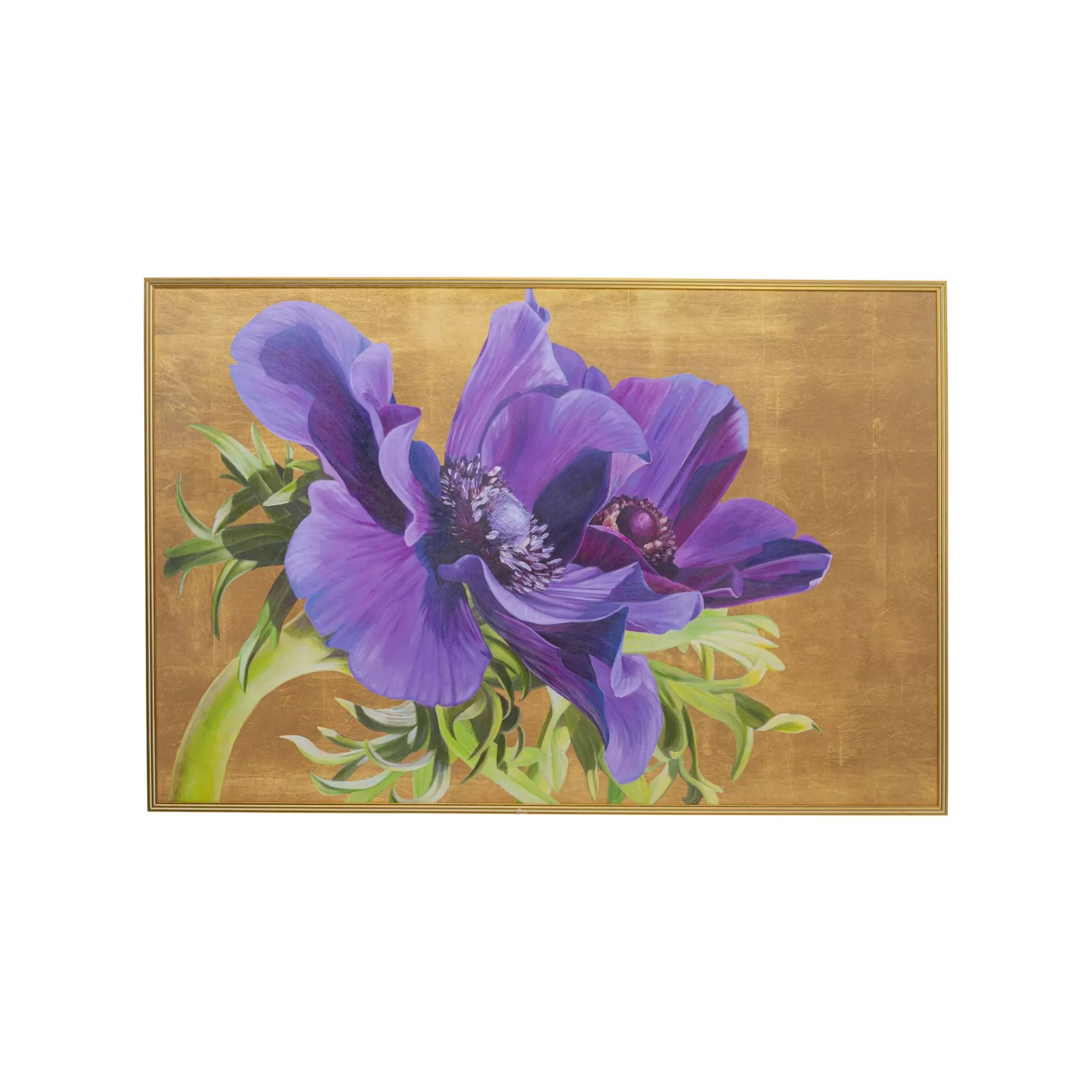 Outlet Tableau Fleurs Violettes 150x100cm Tableau