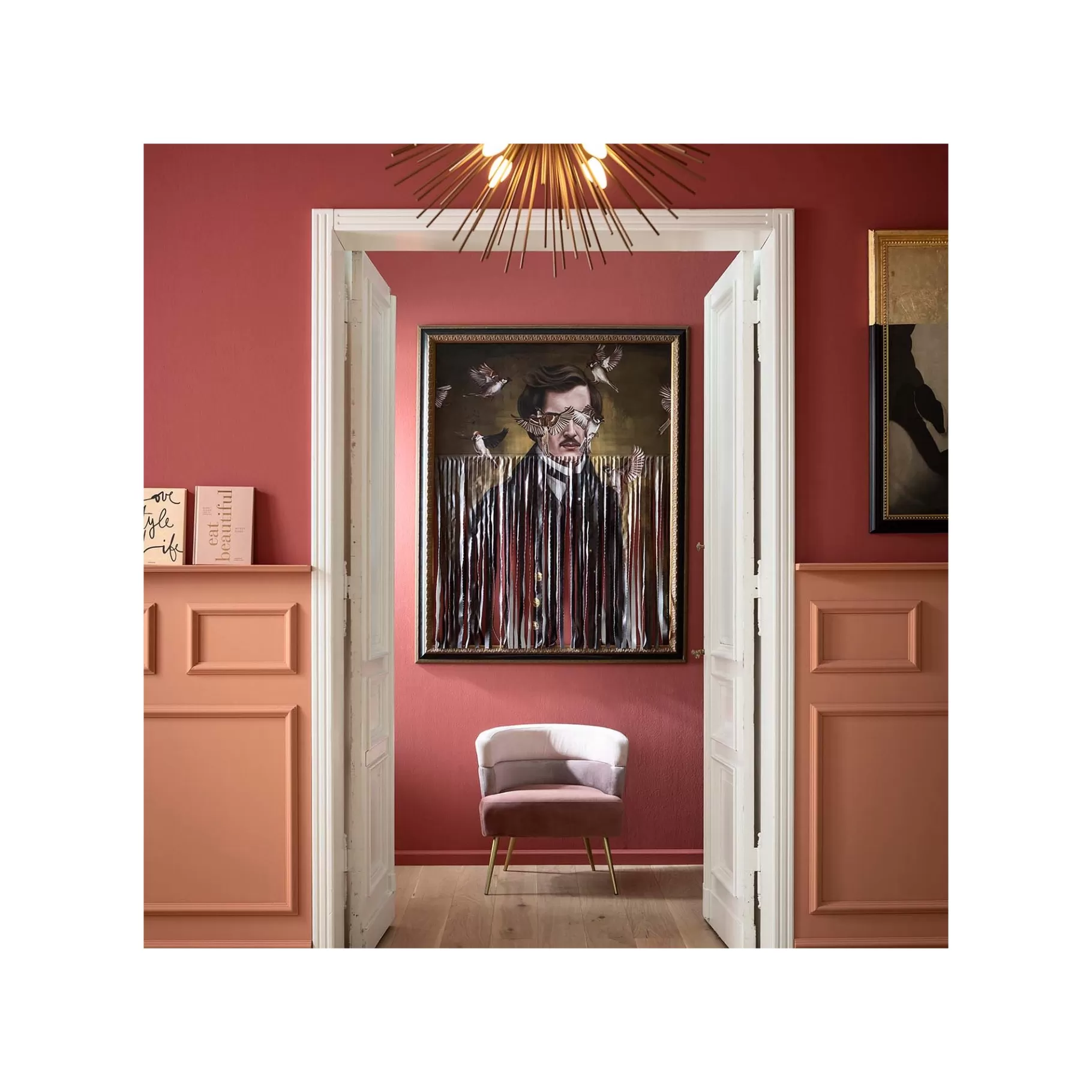 Outlet Tableau Frame Gentleman Cuts 130x163cm Tableau