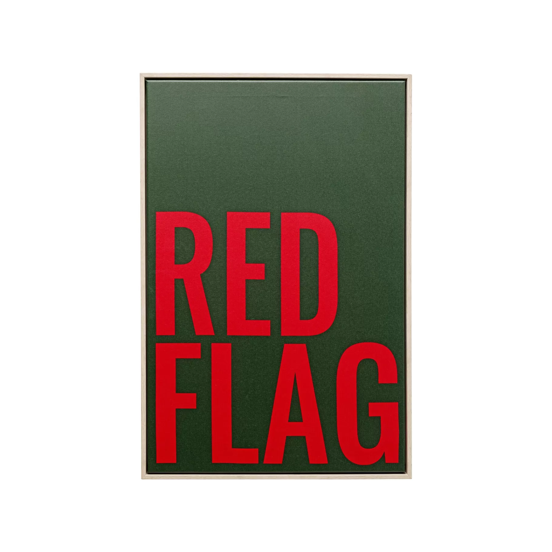 Best Sale Tableau Red Flag 40x60cm Tableau