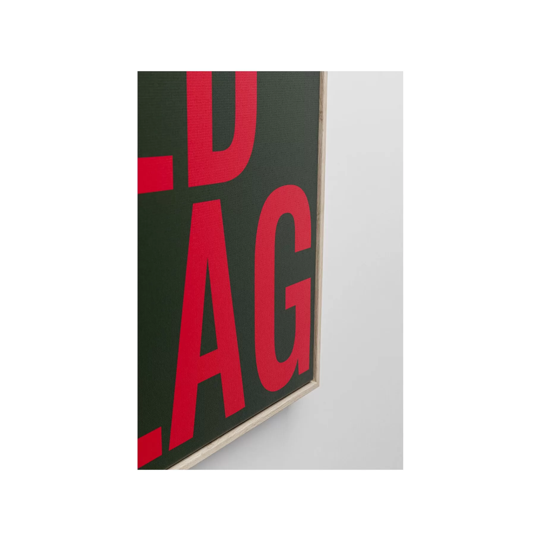 Best Sale Tableau Red Flag 40x60cm Tableau