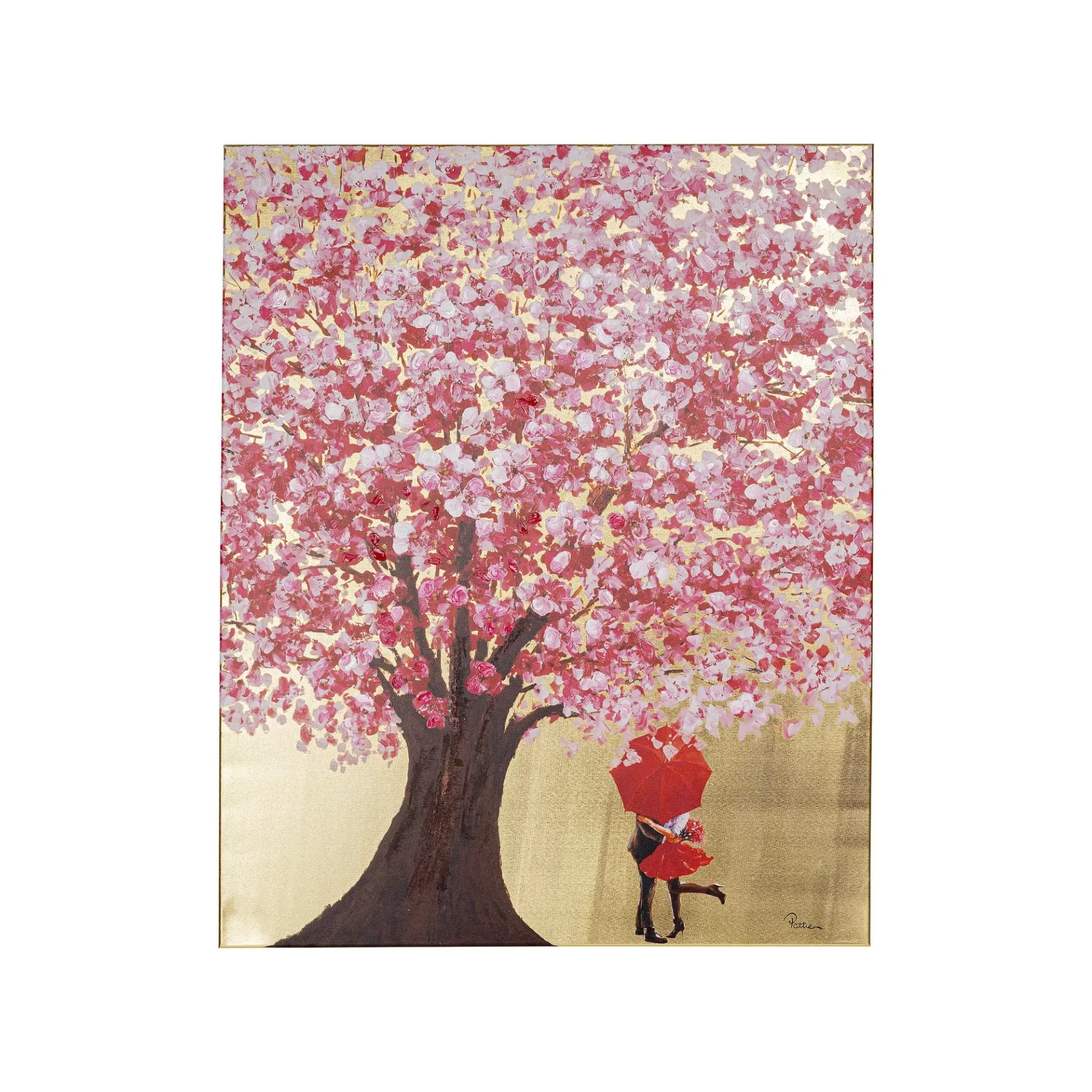 Best Tableau Touched Fleurs Couple 80x100cm Tableau