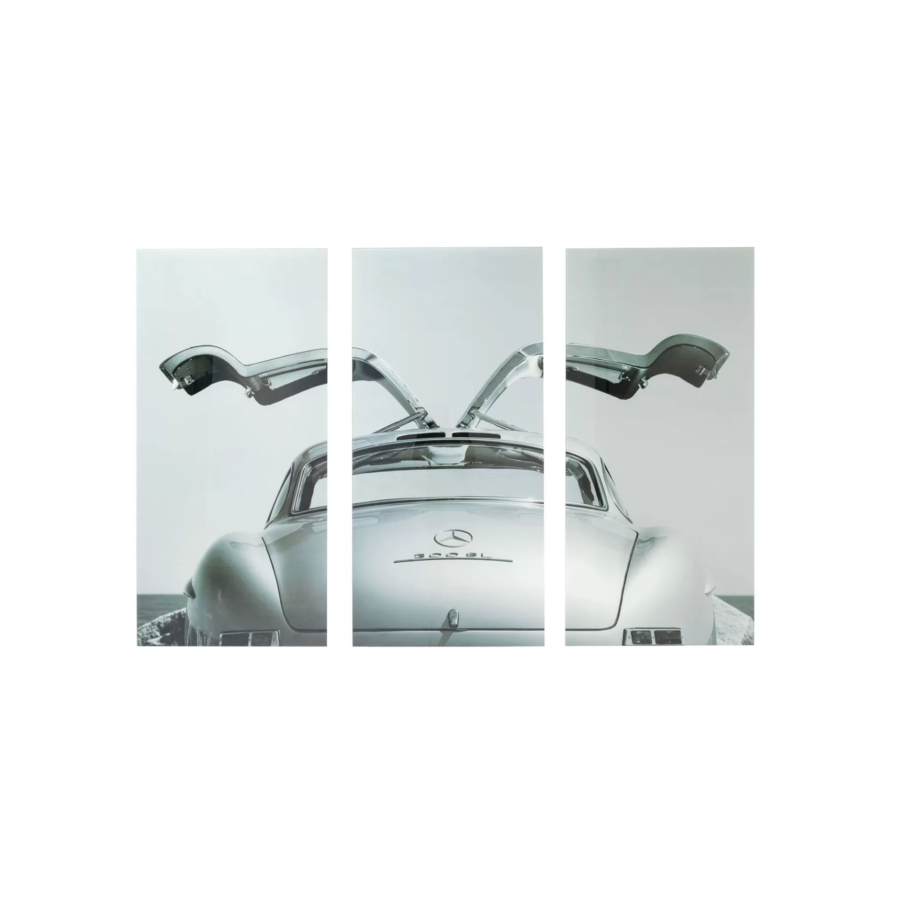 Best Tableaux En Verre Triptychon Voiture 240x160cm Set De 3 Tableau