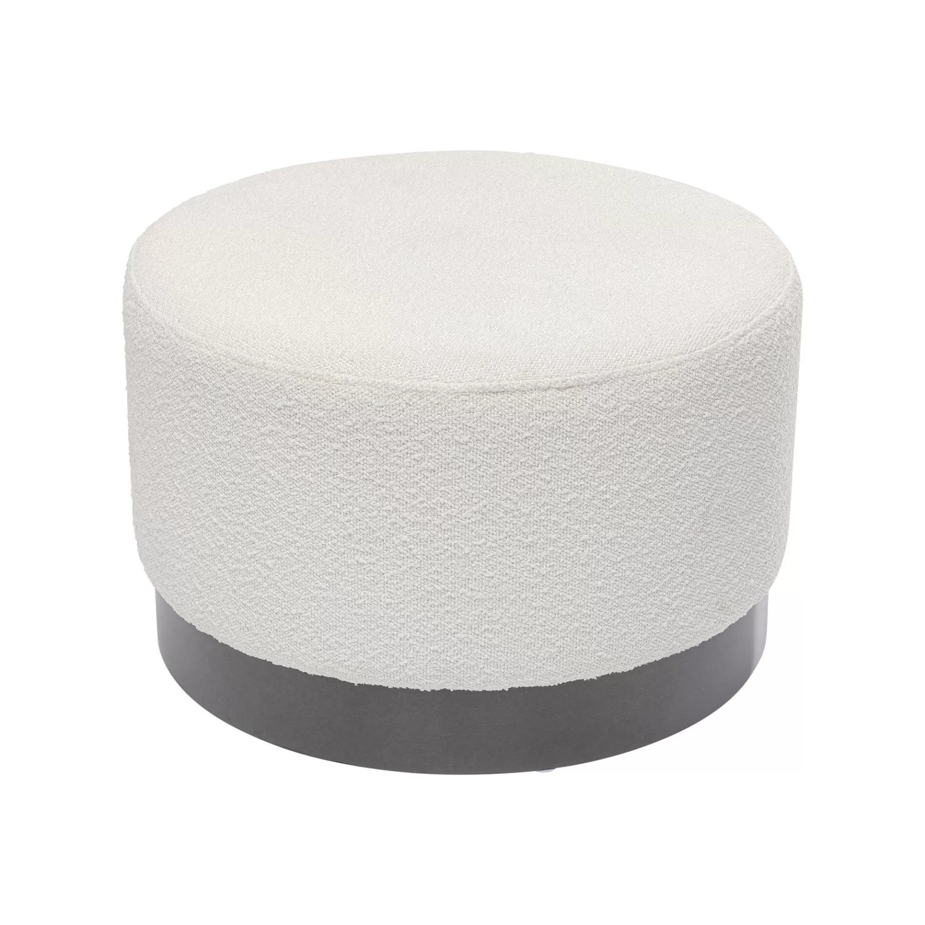 Discount Tabouret Cherry Eclipse Boucle Crème Et Gris Tabouret & Pouf