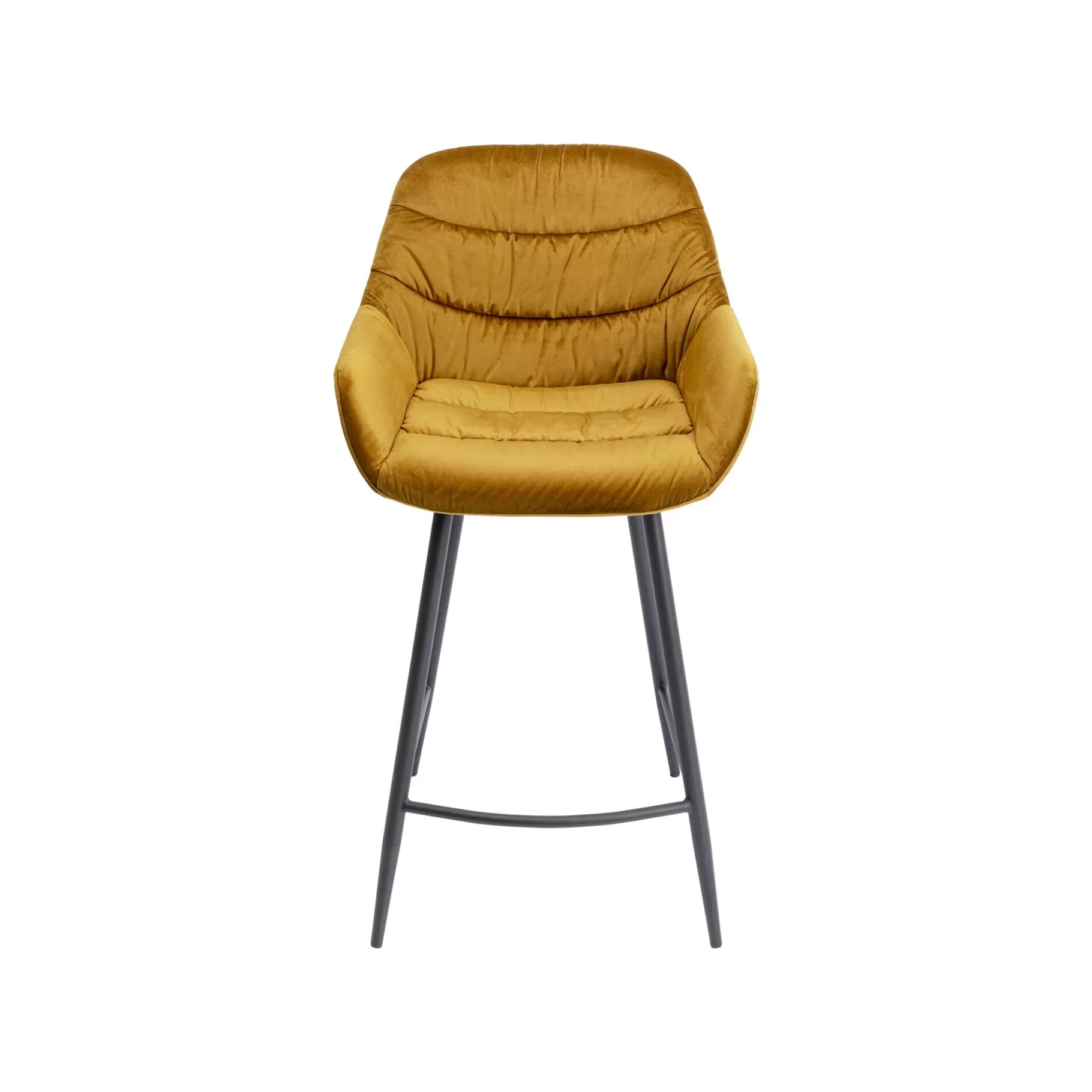 Best Sale Tabouret De Bar Bristol Velours Jaune Bar & Tabouret De Bar