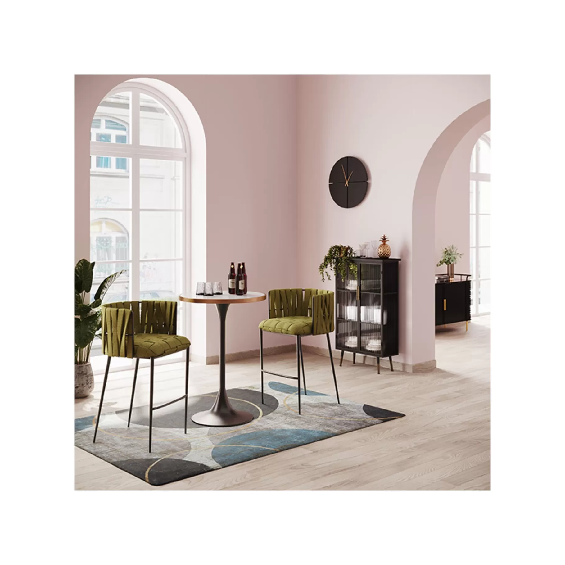 Outlet Tabouret De Bar Saluti Vert Bar & Tabouret De Bar