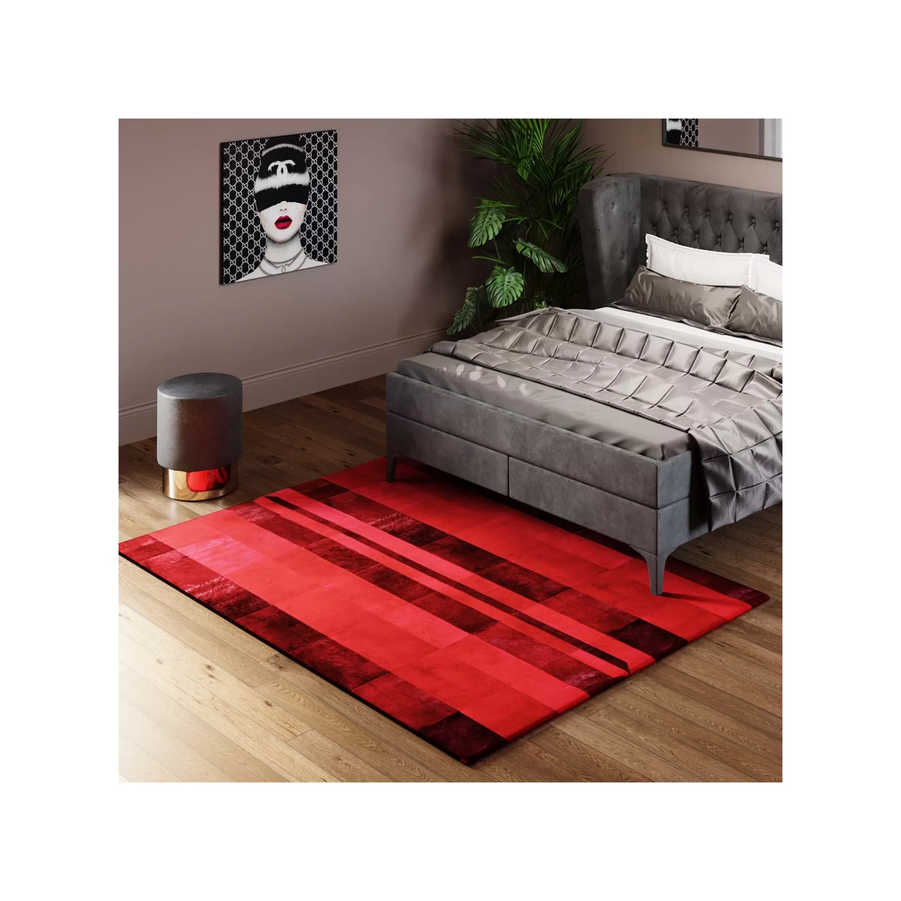 Outlet Tapis Devil 240x170cm Rouge Tapis