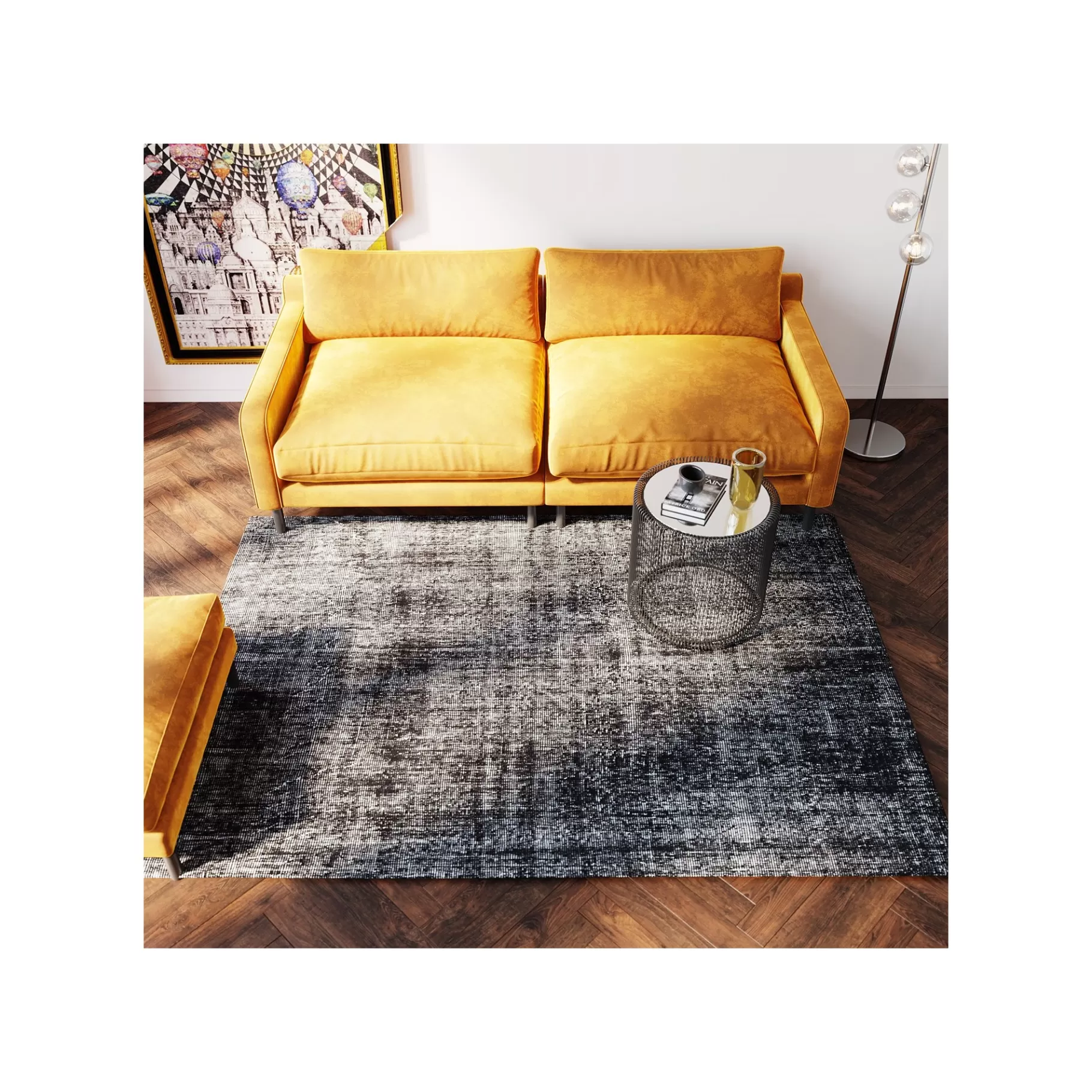 Cheap Tapis Gianna 240x170cm Pétrole Tapis