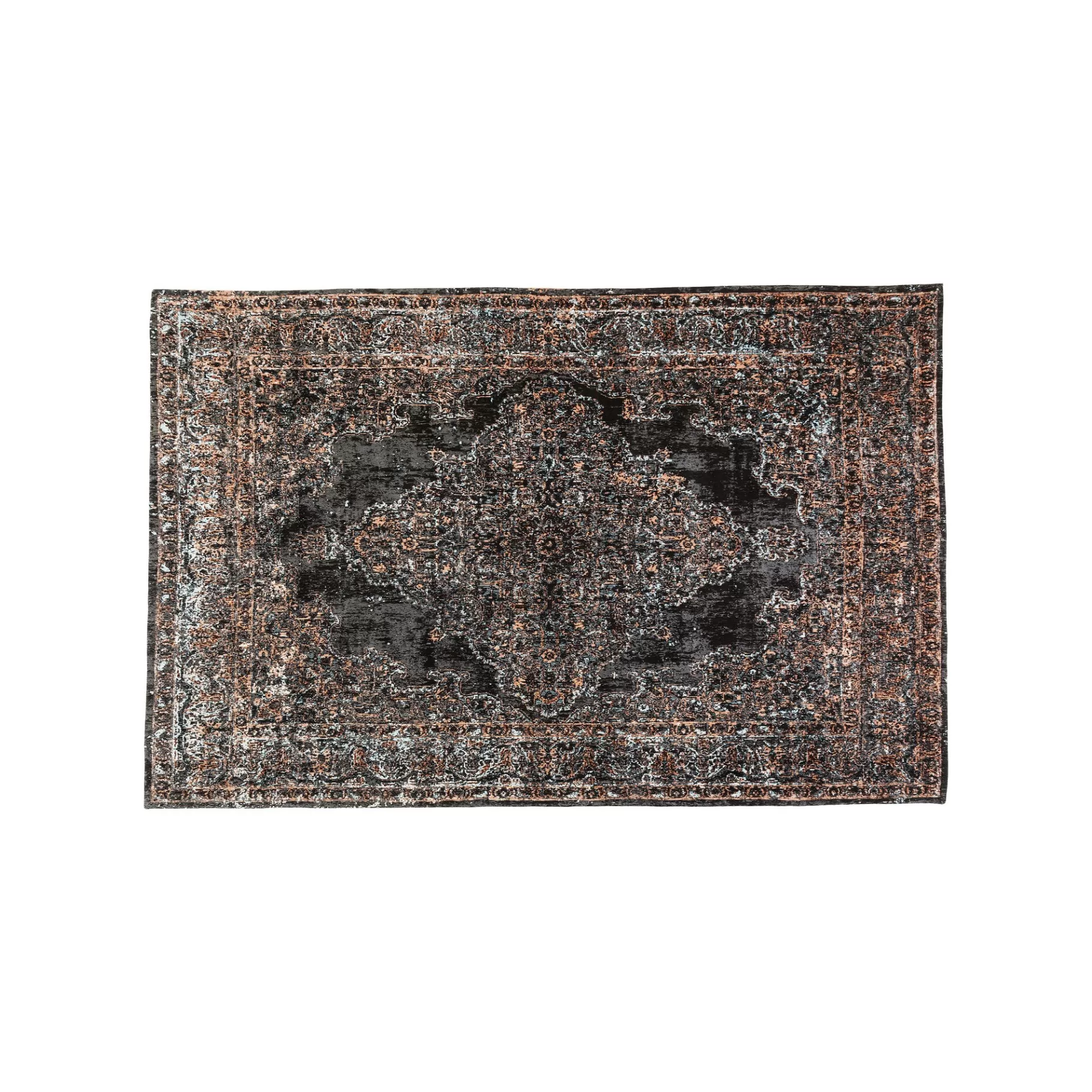 Fashion Tapis Kelim Rockstar Noir Tapis