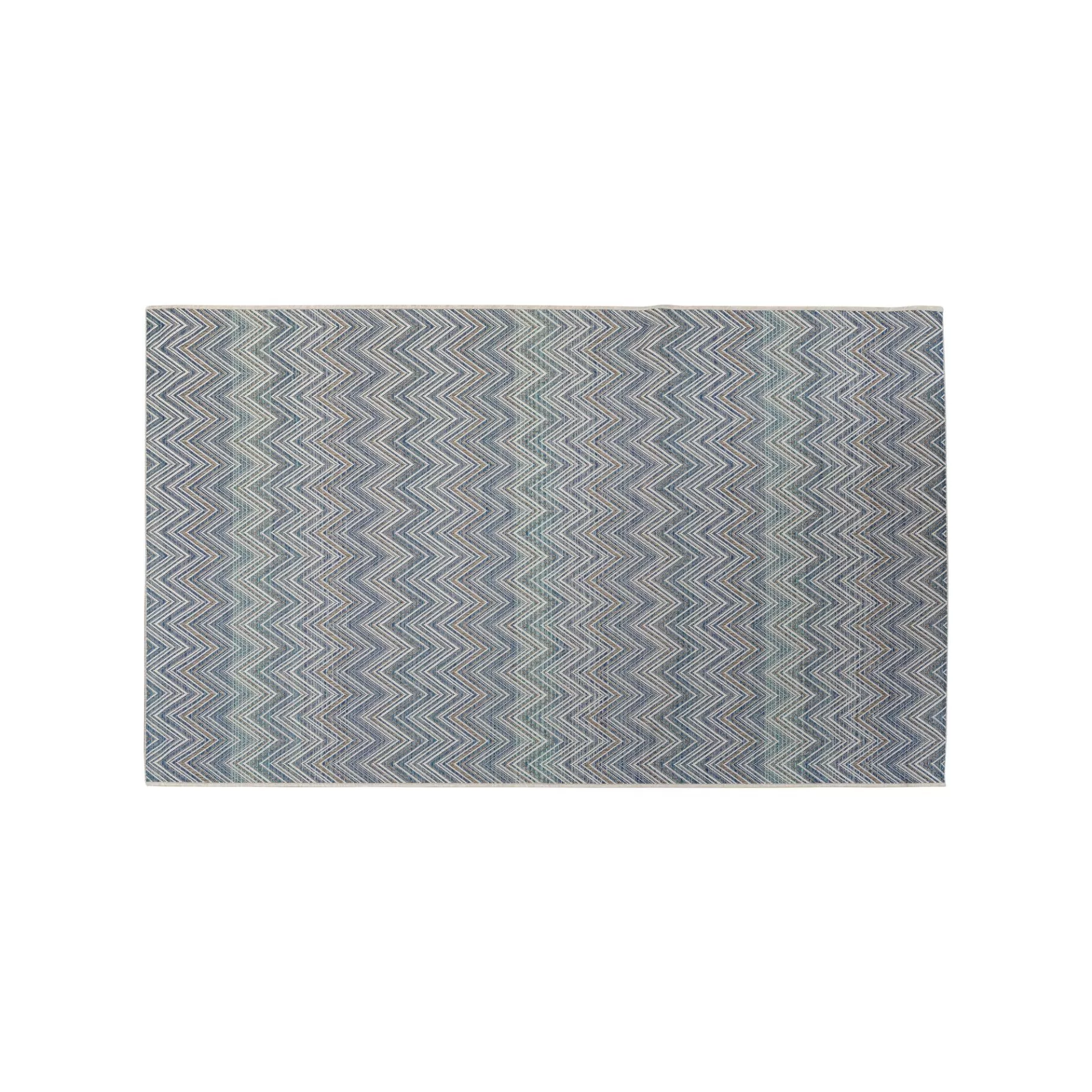 Cheap Tapis Zigzag Bleu 230x160cm Tapis