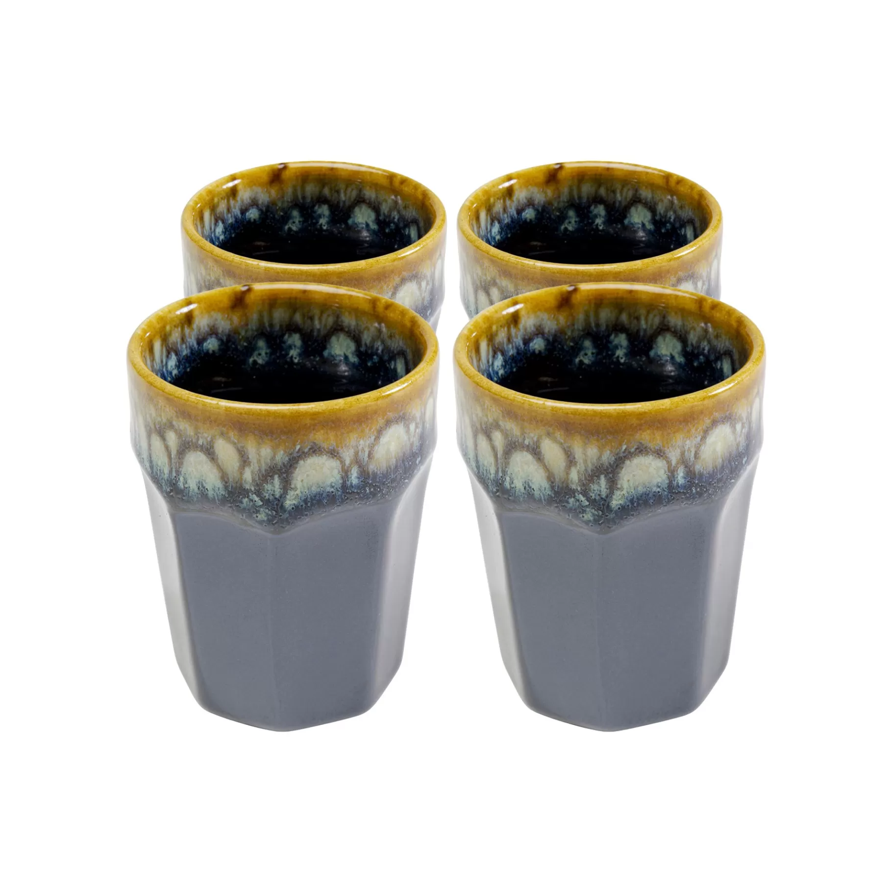 Clearance Tasses à Expresso Lio Bleues Set De 4 Vaisselle