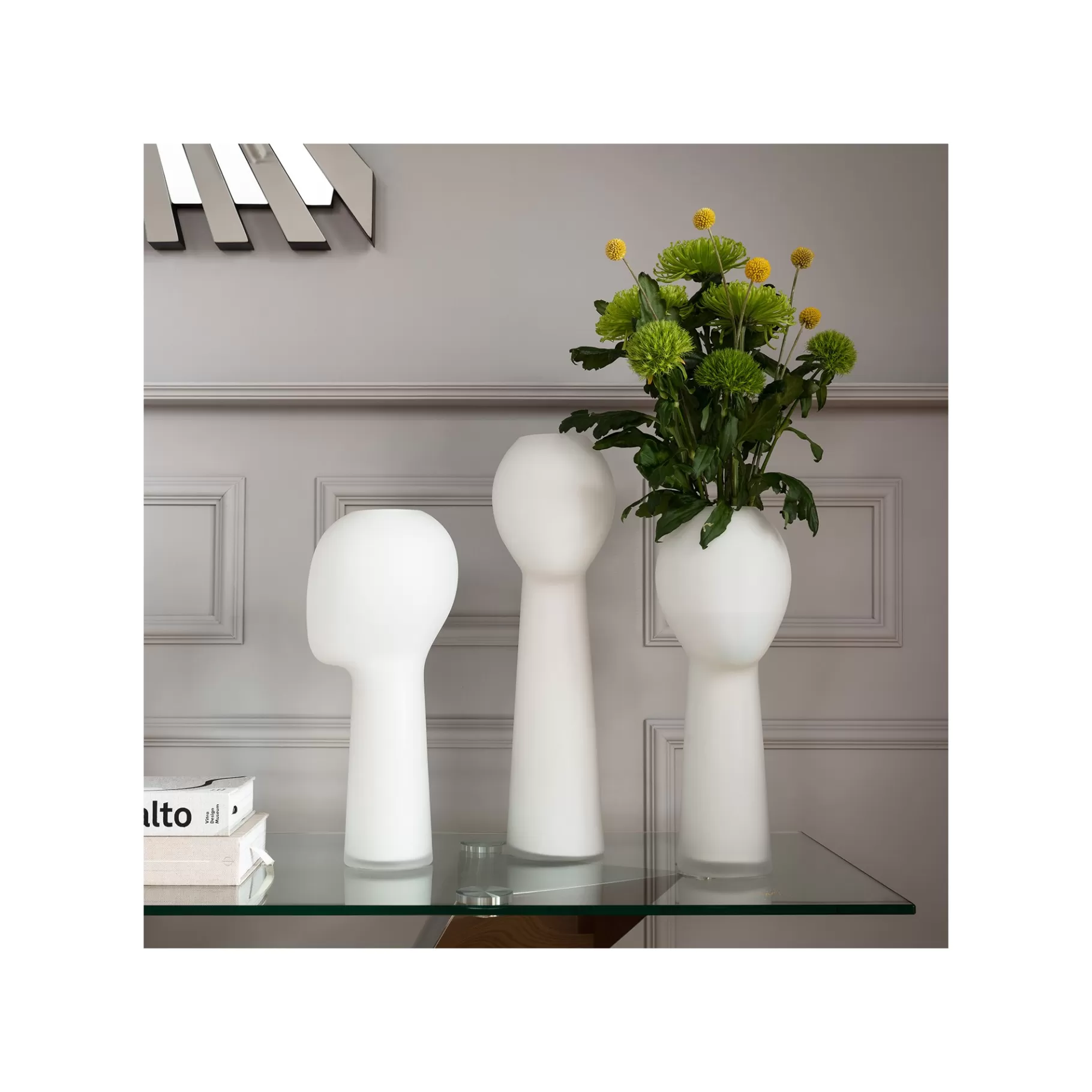 Outlet Vase Cabeza Blanc 50cm Vase