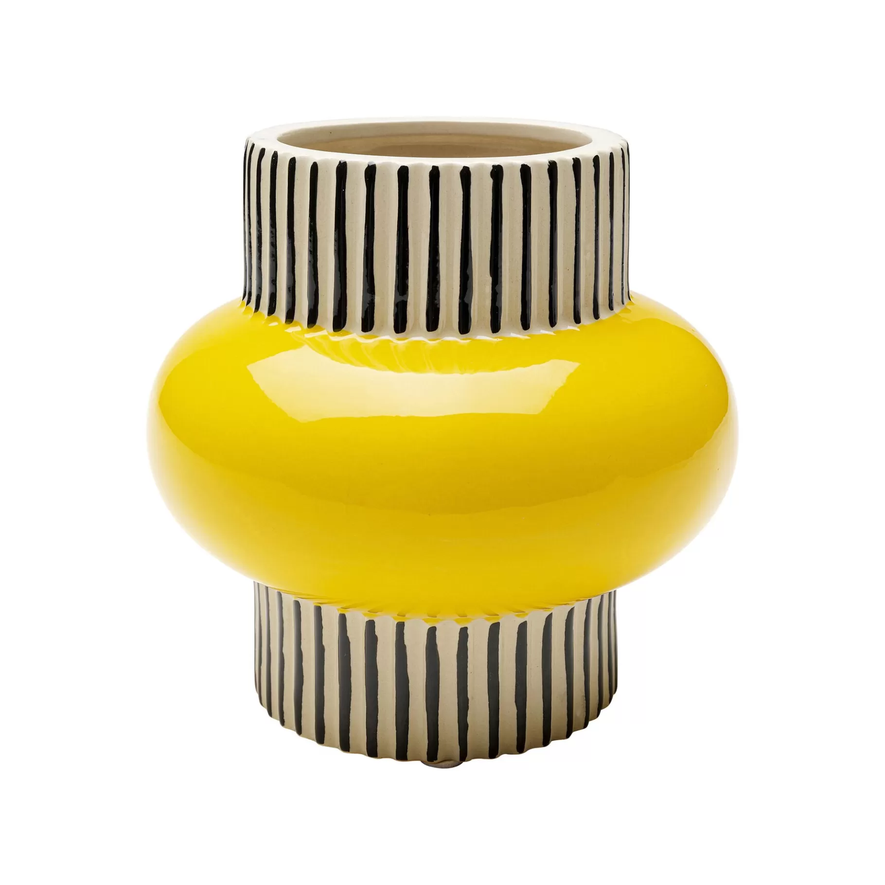 Sale Vase Calabria Jaune 16cm Vase