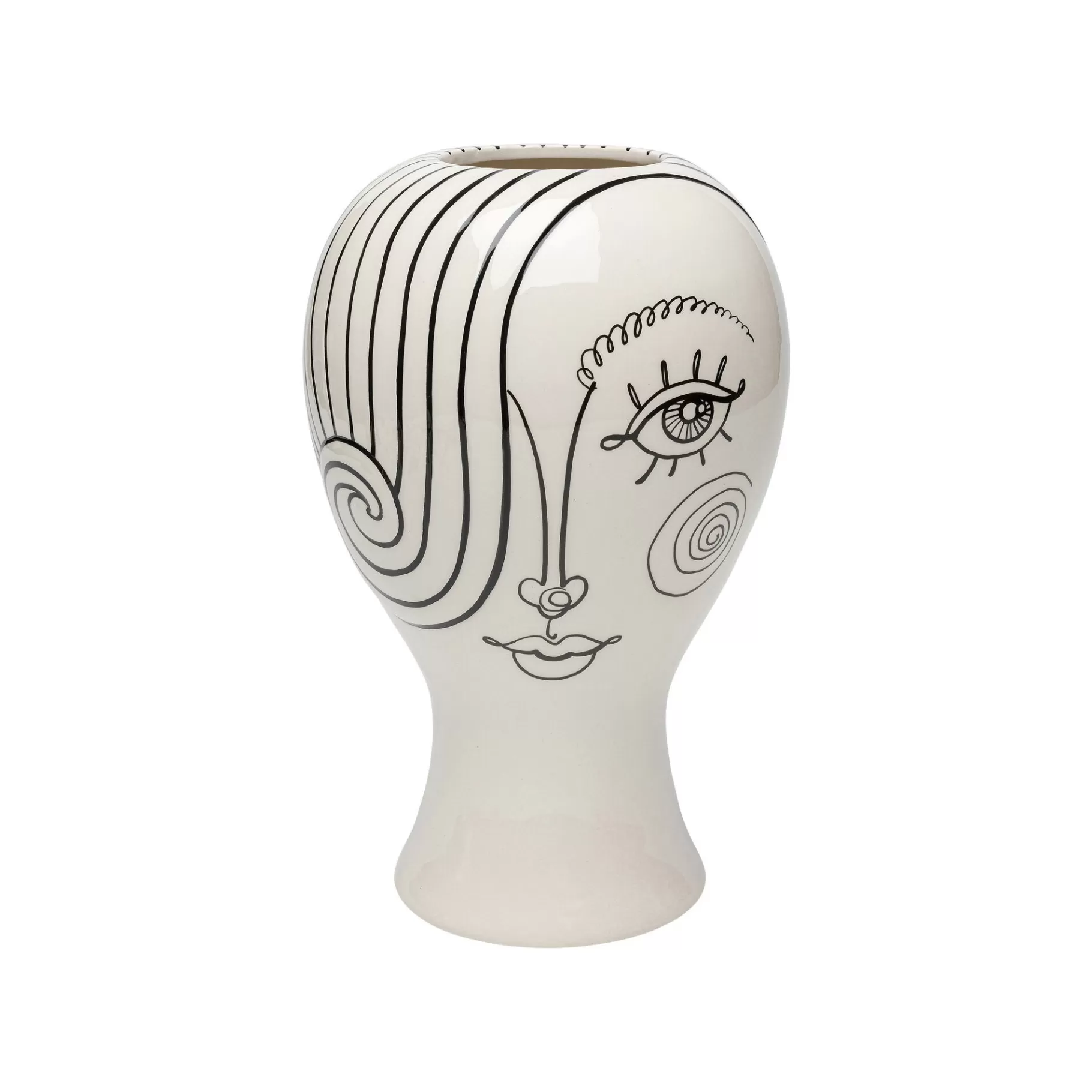 Flash Sale Vase Favola Femme Blanc Et Noir Vase