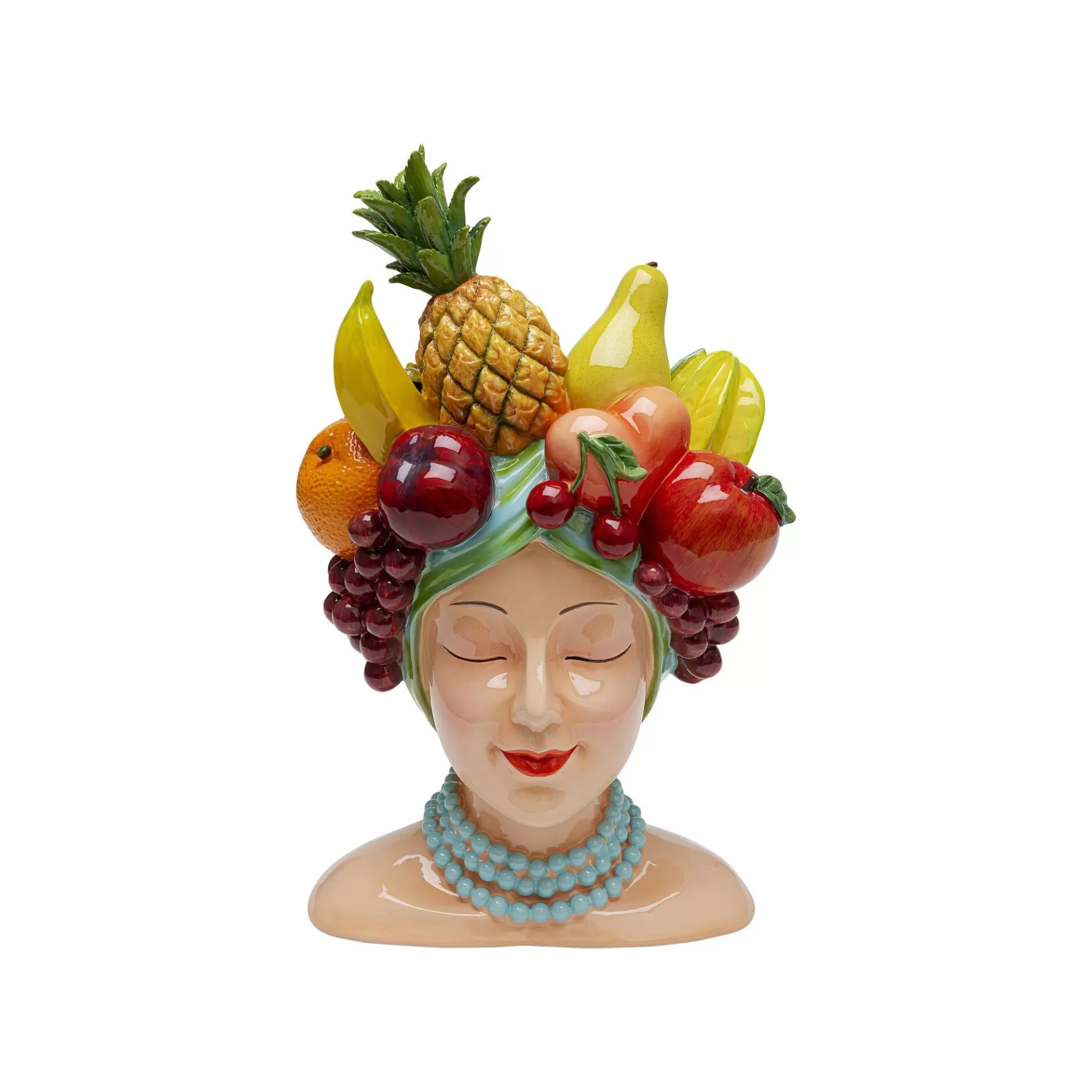 Clearance Vase Femme Fruits 37cm Vase