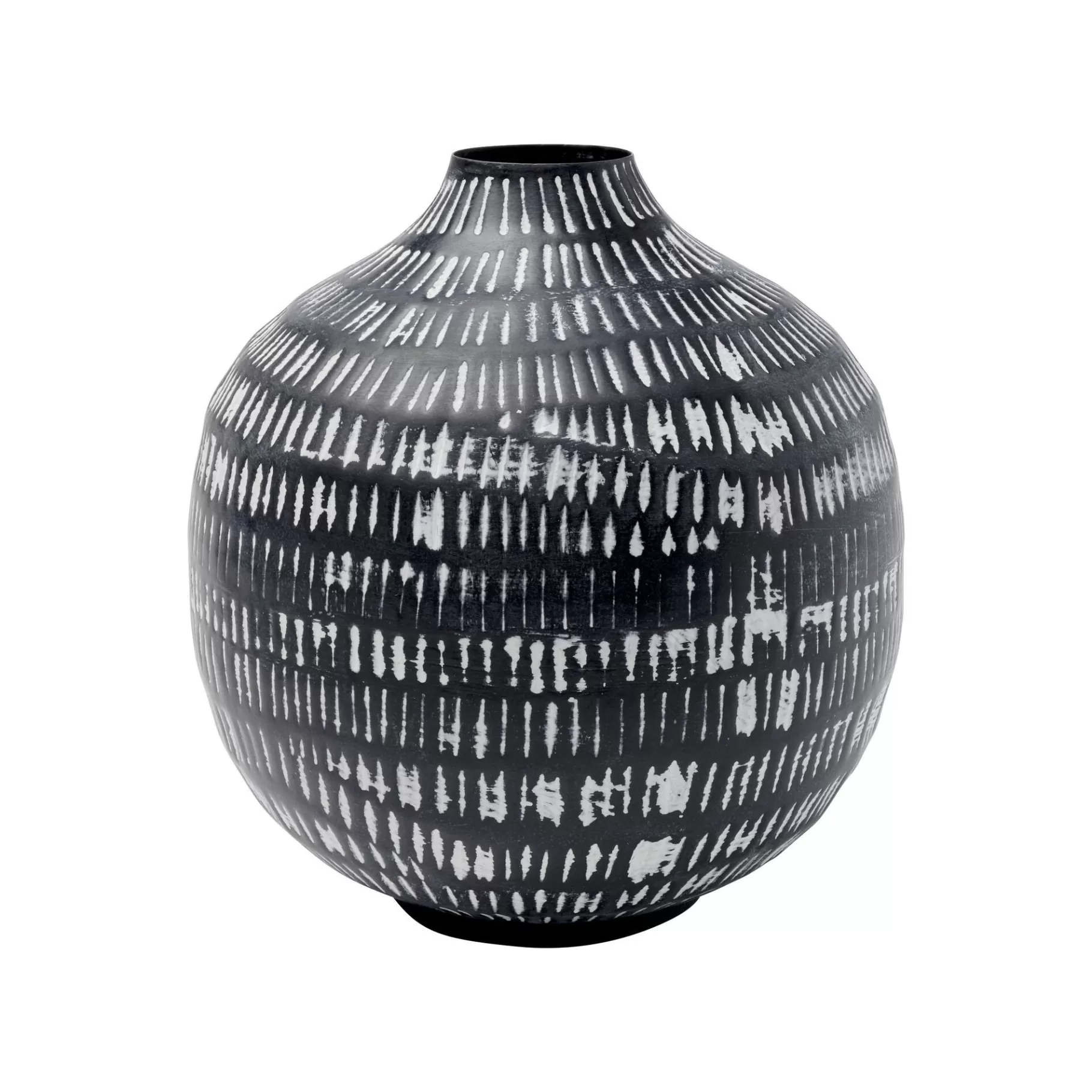 Sale Vase Madalin Noir Et Blanc 24cm Vase