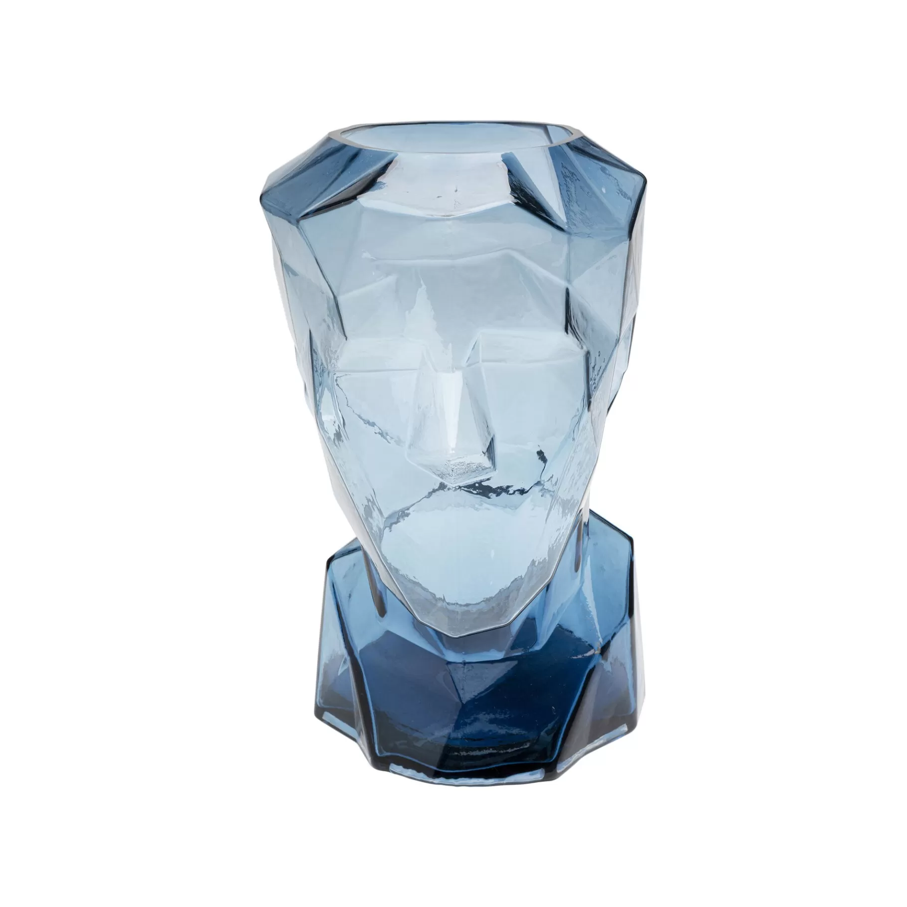 Flash Sale Vase Prisma Visage Bleu 30cm Vase