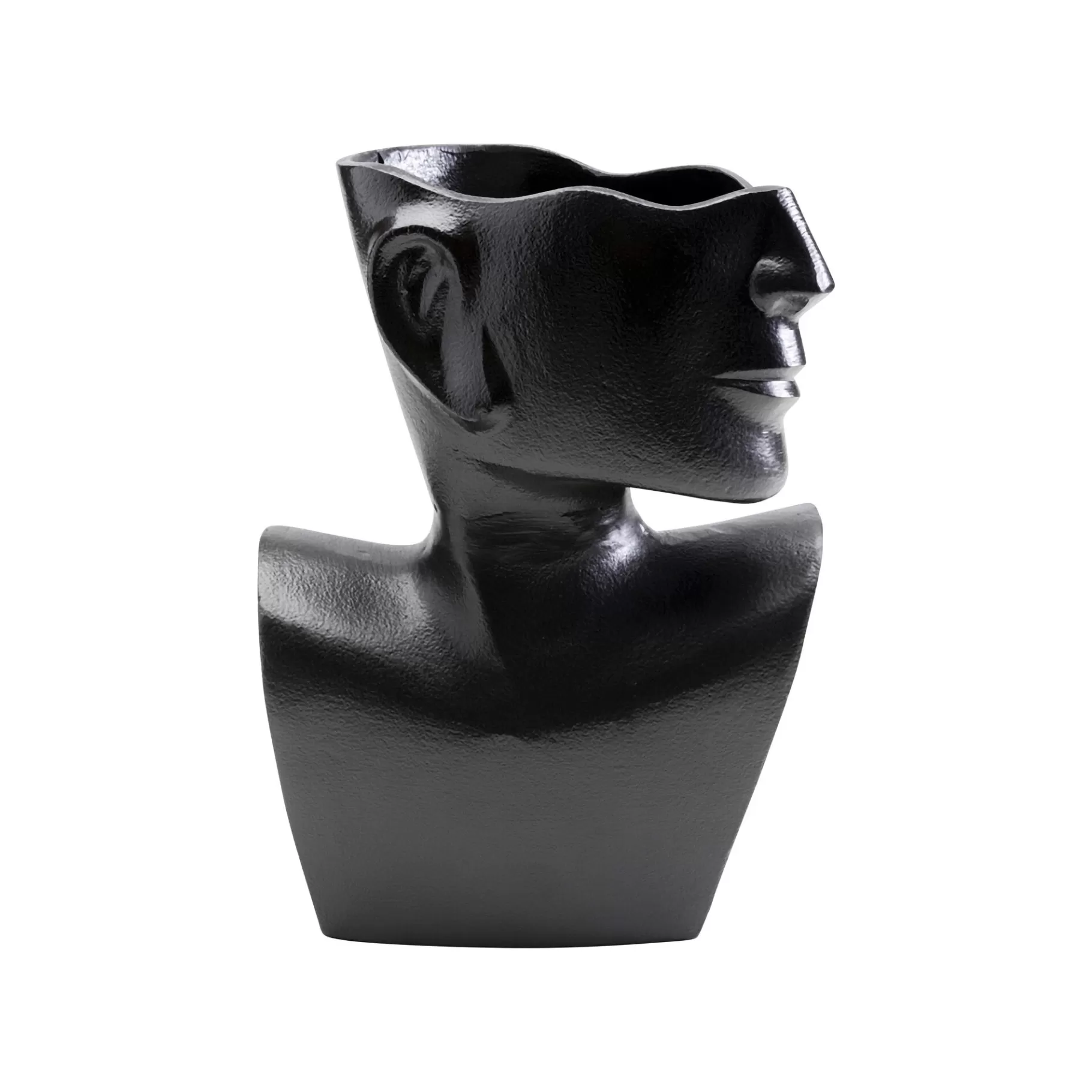 Clearance Vase Rostro Profil Noir 27cm Vase