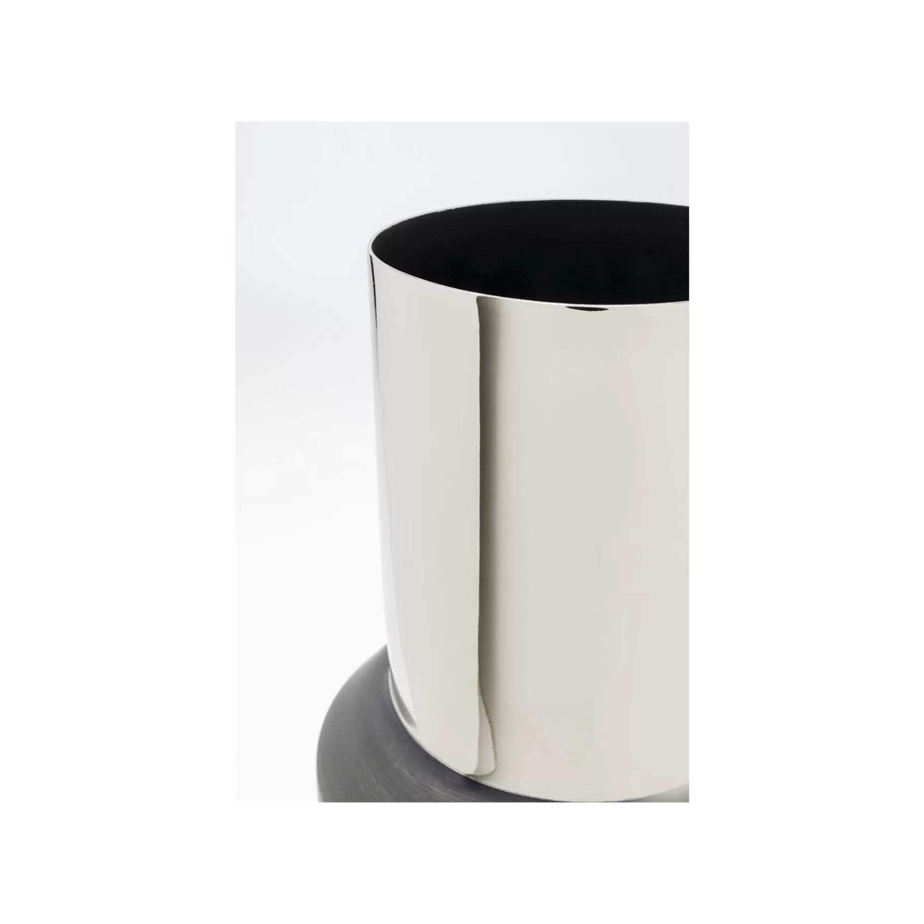 Store Vase Vesuv 51cm Gris Et Argenté Vase