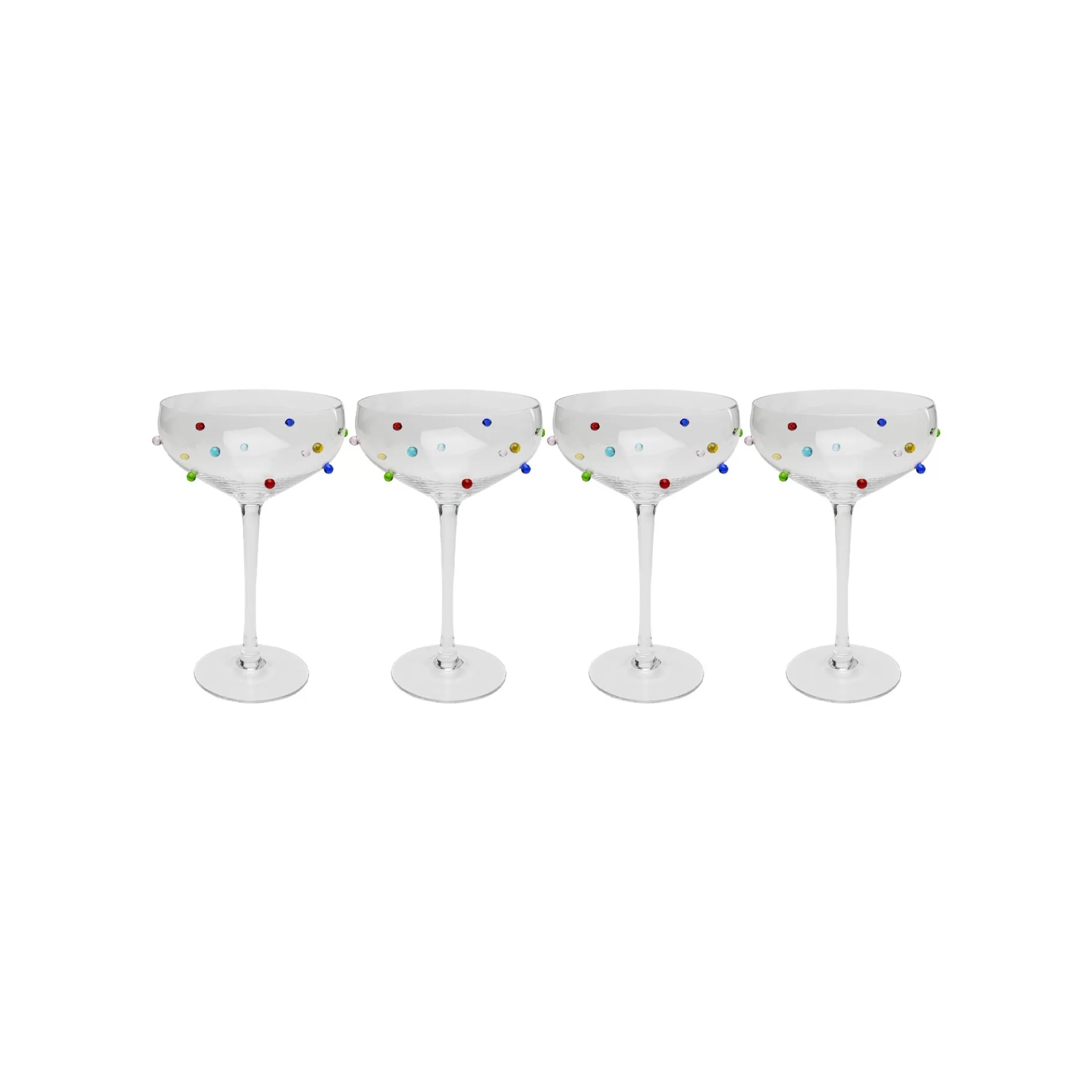 Cheap Verres à Cocktail Party Dots Set De 4 Vaisselle